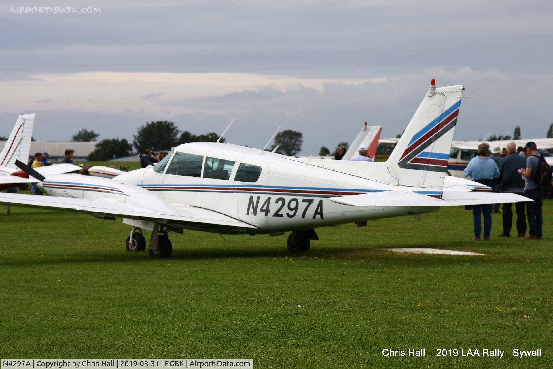 N4297A, 1971 Piper PA-39 Twin Comanche C/R C/N 39-114, 2019 LAA Rally, Sywell