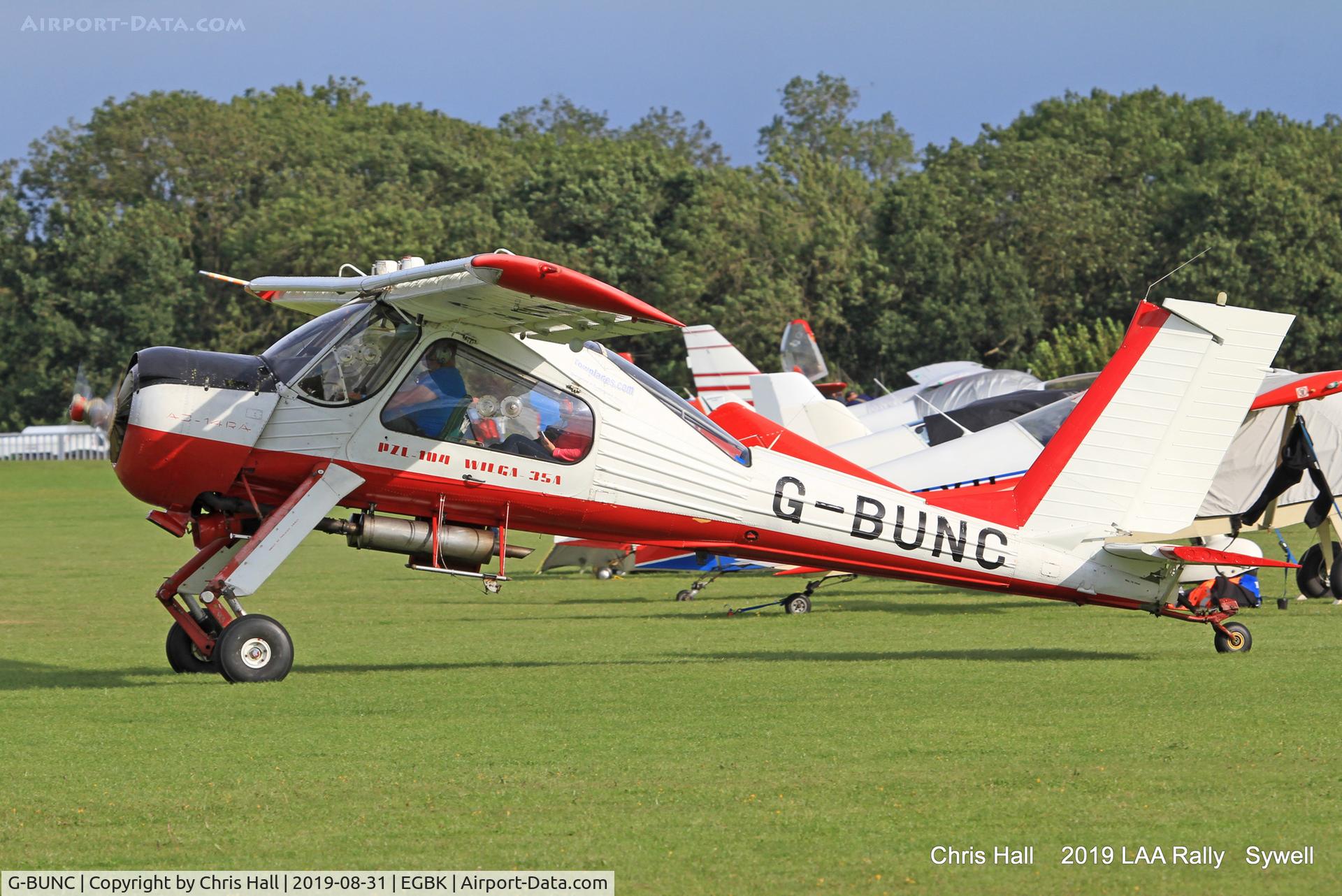 G-BUNC, 1979 PZL-Okecie PZL-104 Wilga 35A C/N 129444, 2019 LAA Rally, Sywell