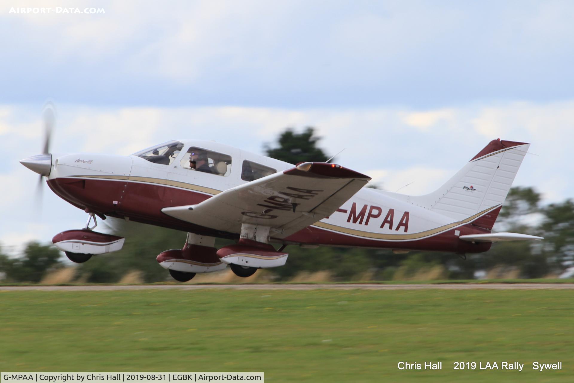 G-MPAA, 2002 Piper PA-28-181 Cherokee Archer III C/N 2843539, 2019 LAA Rally, Sywell