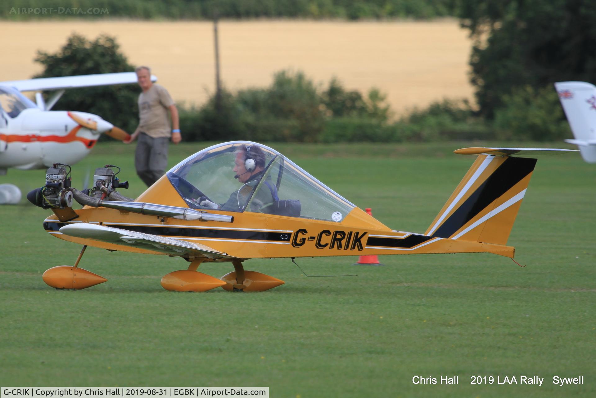 G-CRIK, 2004 Colomban MC-15 Cri-Cri (Cricket) C/N PFA 133-13289, 2019 LAA Rally, Sywell