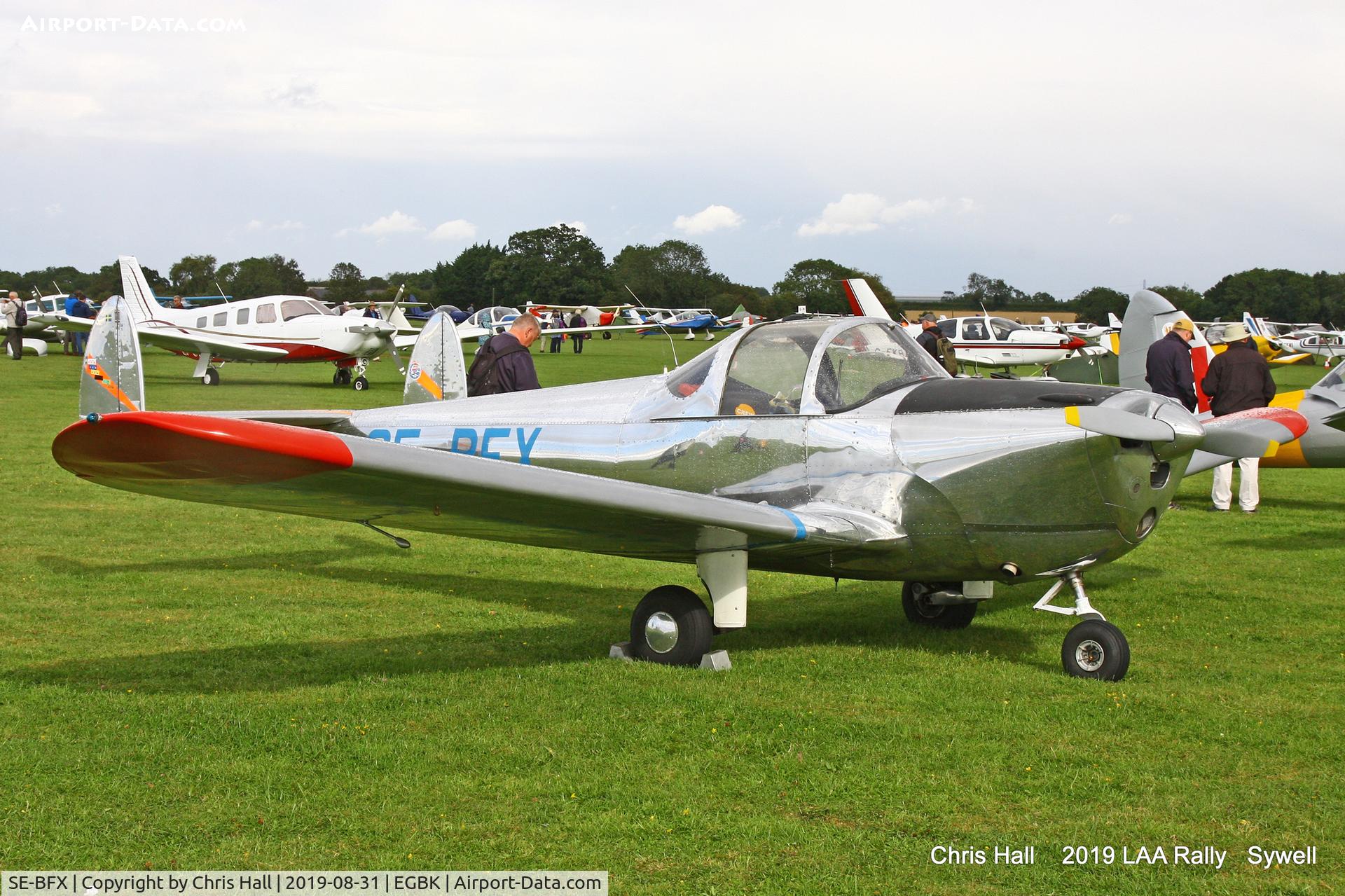 SE-BFX, 1947 Erco 415D Ercoupe C/N 4413, 2019 LAA Rally, Sywell