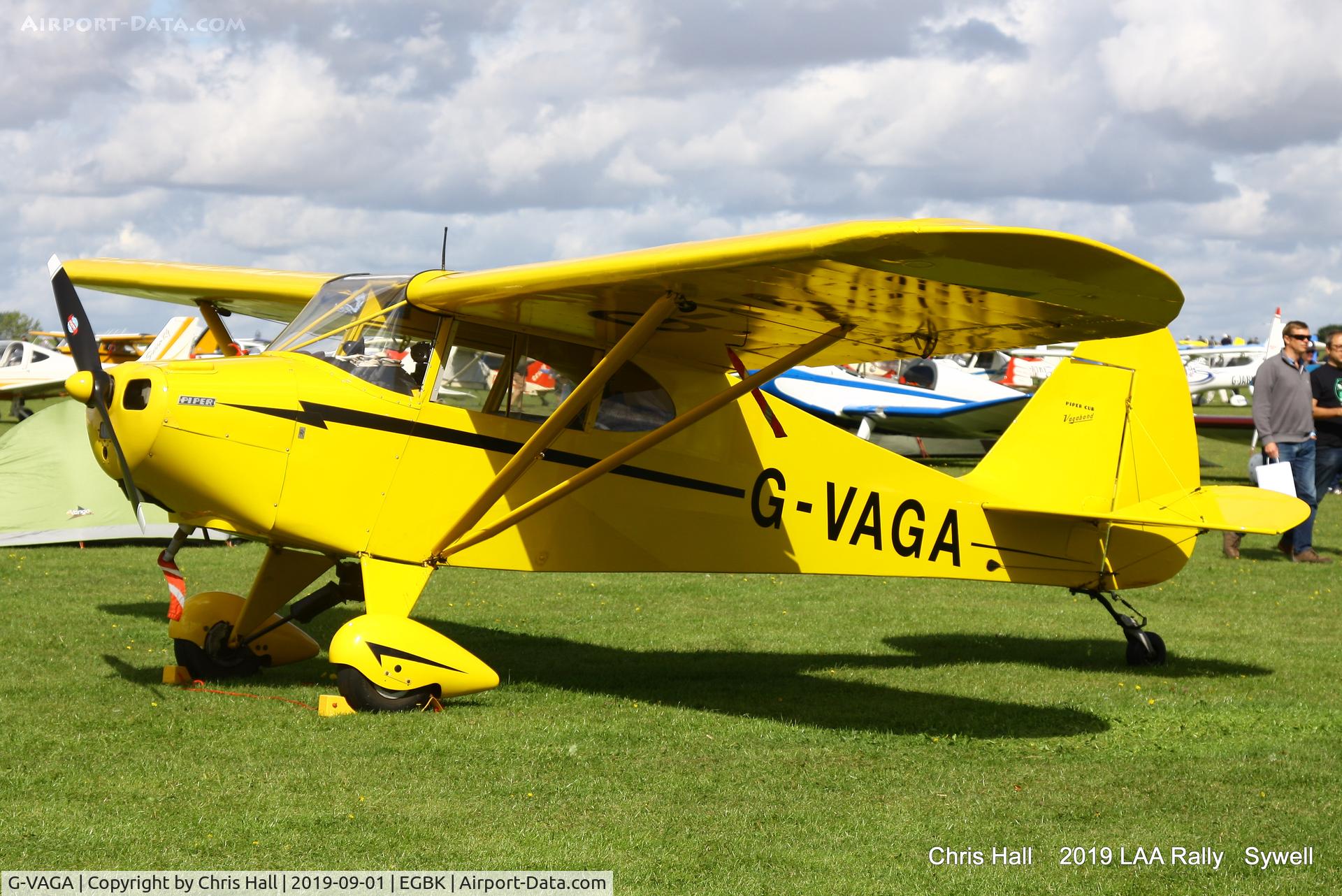 G-VAGA, 1948 Piper PA-15 Vagabond Vagabond C/N 15-248, 2019 LAA Rally, Sywell