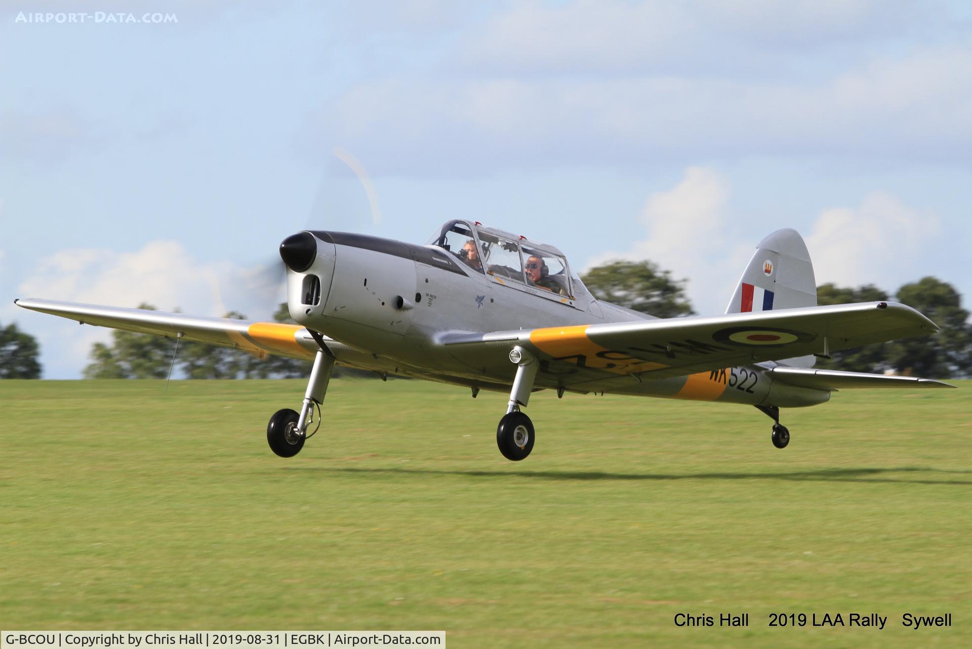 G-BCOU, 1952 De Havilland DHC-1 Chipmunk T.10 C/N C1/0559, 2019 LAA Rally, Sywell