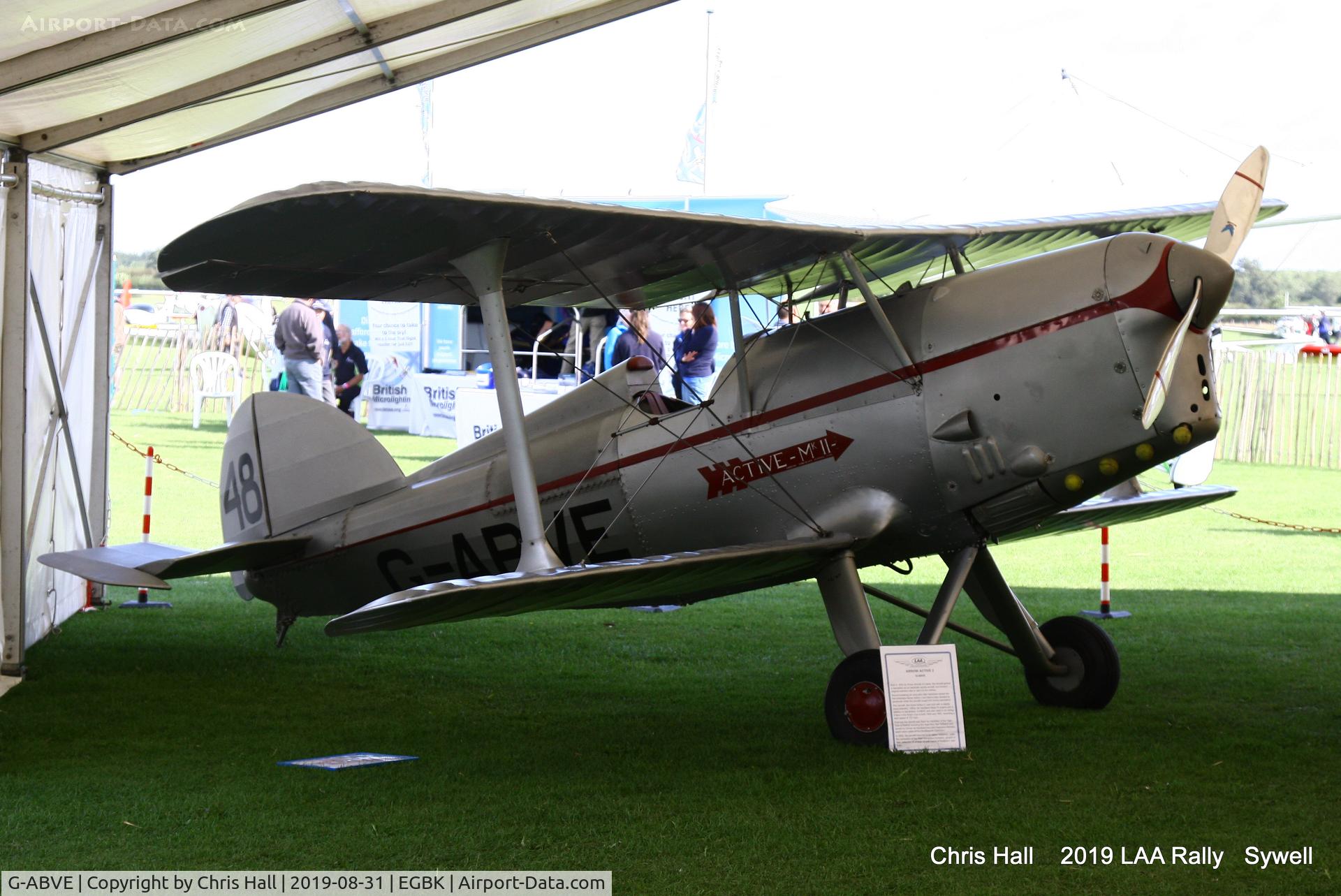 G-ABVE, 1932 Arrow Active 2 C/N 2, 2019 LAA Rally, Sywell