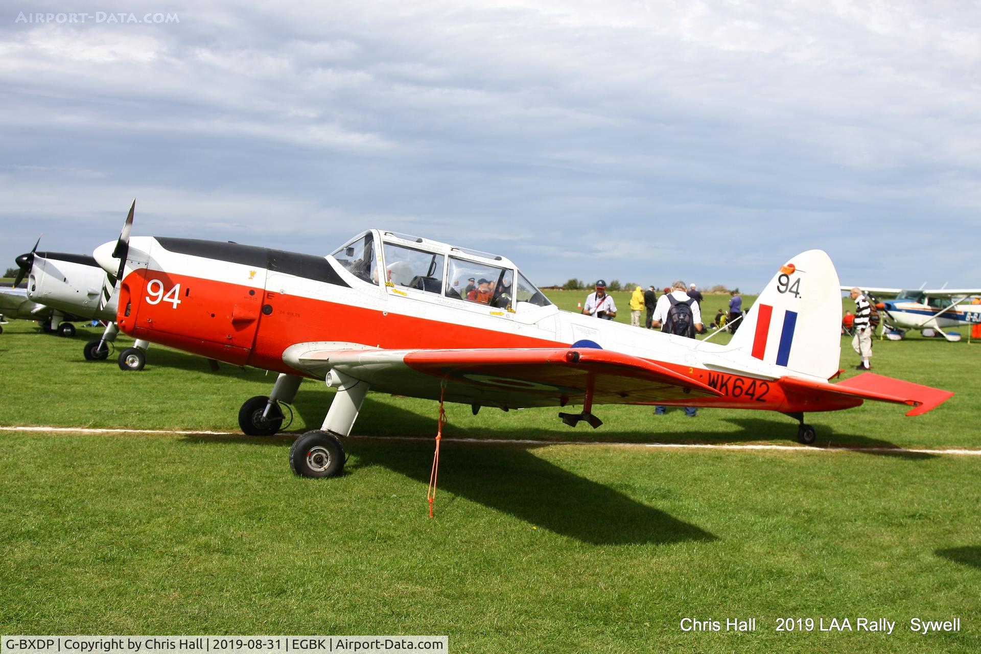 G-BXDP, 1952 De Havilland DHC-1 Chipmunk T.10 C/N C1/0659, 2019 LAA Rally, Sywell