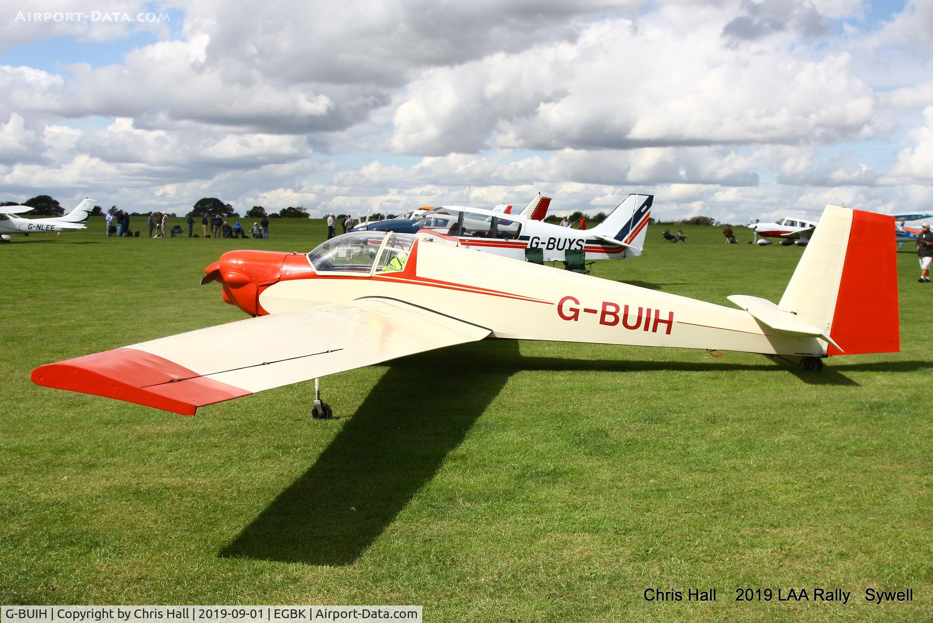 G-BUIH, 1977 Slingsby T-61F Venture T2 C/N 1876, 2019 LAA Rally, Sywell