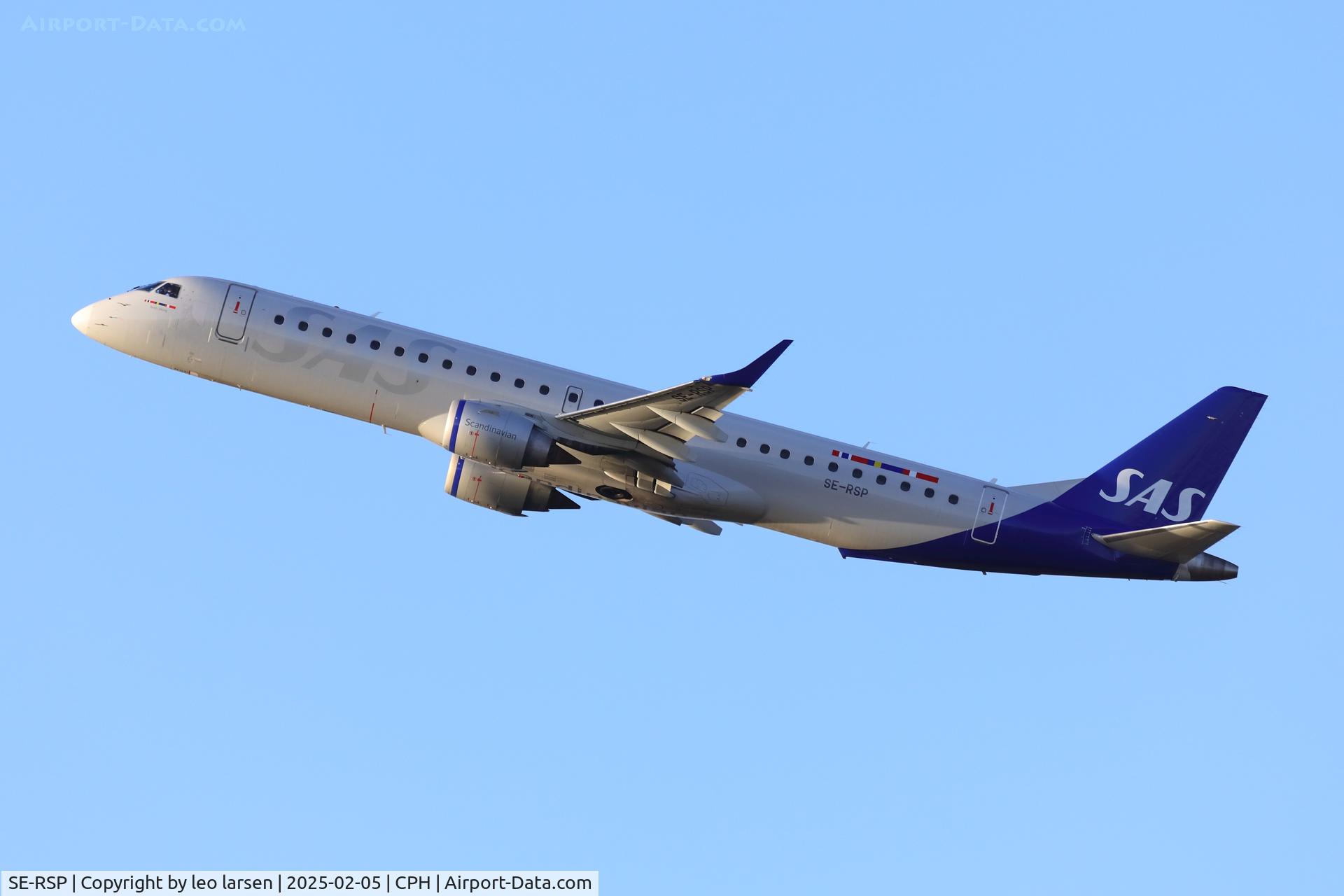 SE-RSP, 2010 Embraer EMB-195LR C/N 19000401, Copenhagen 5.2.2025