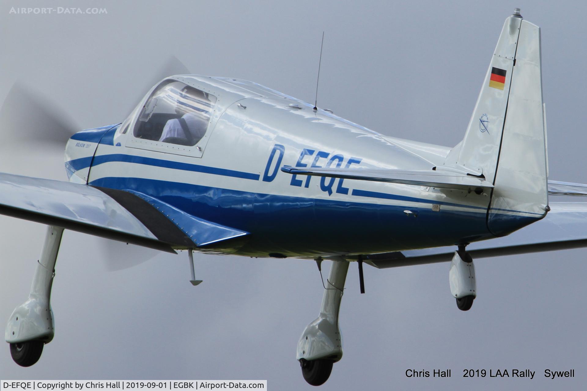 D-EFQE, 1961 Bolkow Bo-207 C/N 266, 2019 LAA Rally, Sywell