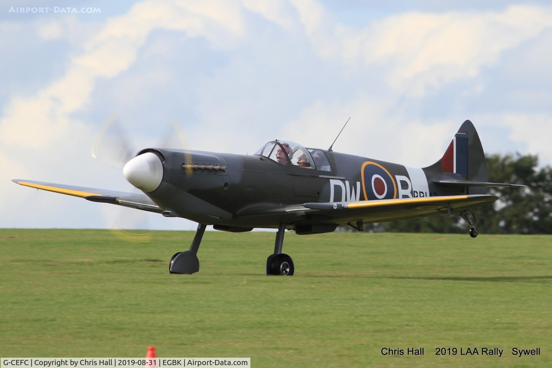 G-CEFC, 2006 Supermarine Aircraft Spitfire Mk.26 C/N PFA 324-14417, 2019 LAA Rally, Sywell