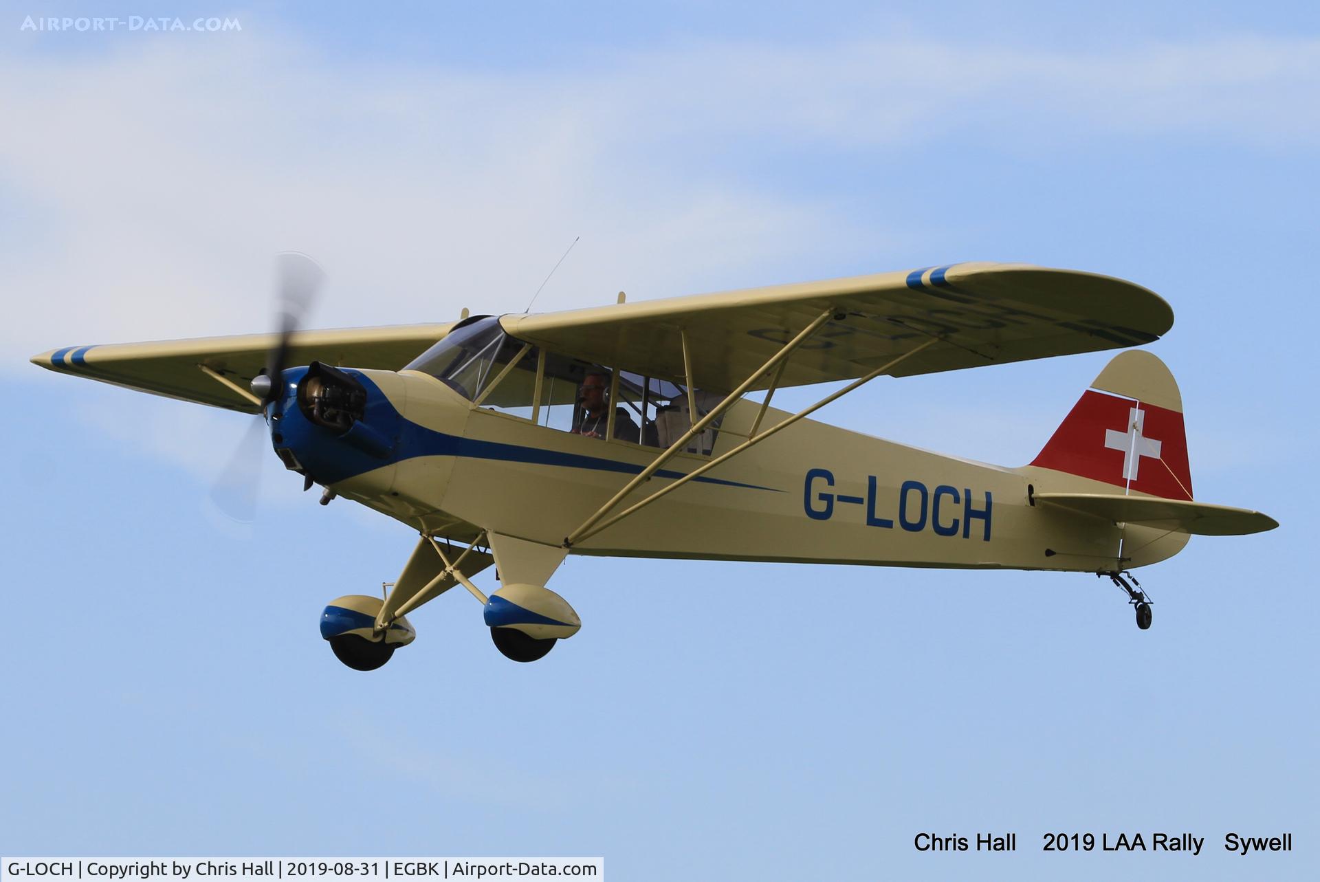 G-LOCH, 1944 Piper L-4J Grasshopper (J3C-65D) C/N 12687, 2019 LAA Rally, Sywell