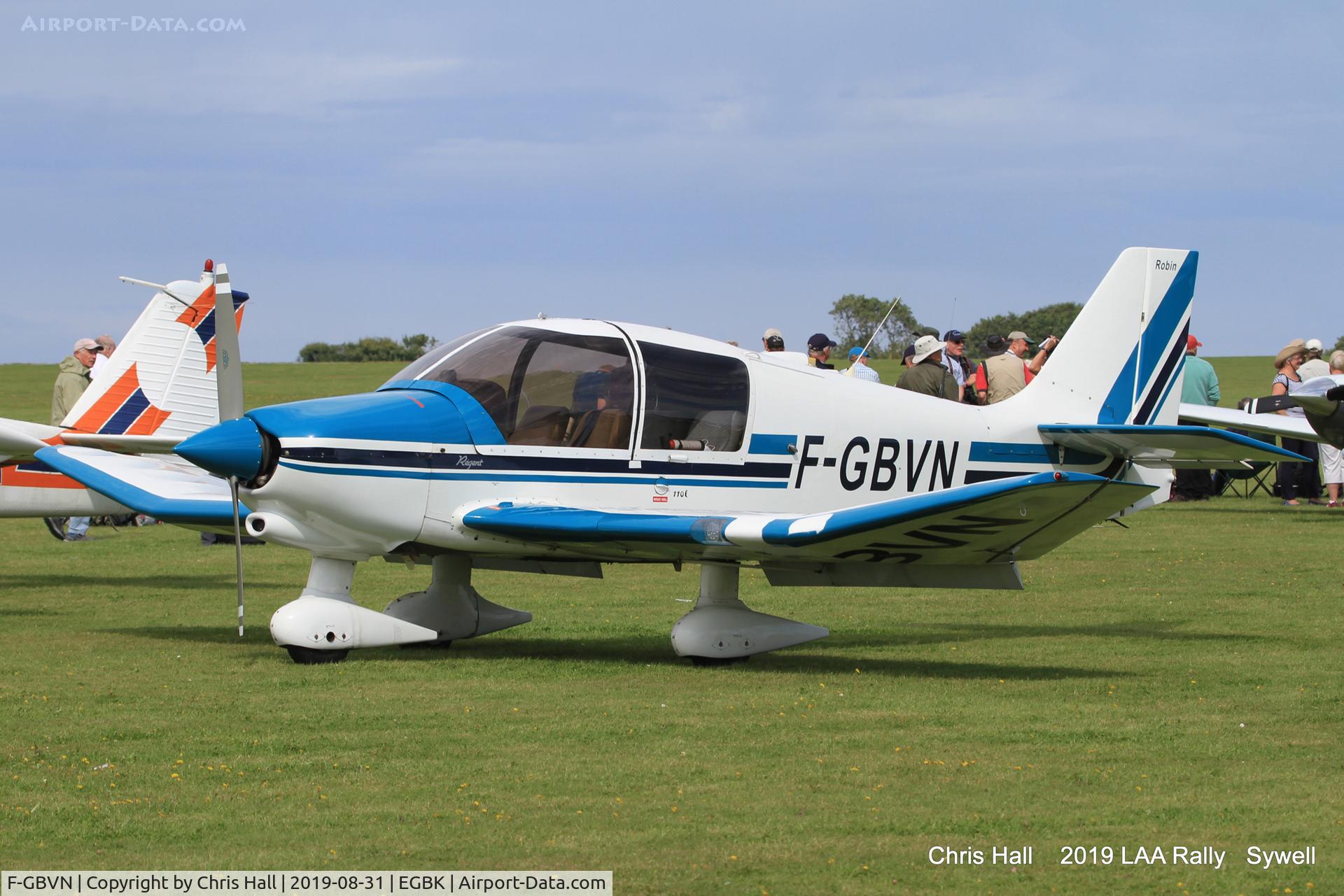F-GBVN, 1979 Robin DR-400-180 Regent C/N 1408, 2019 LAA Rally, Sywell