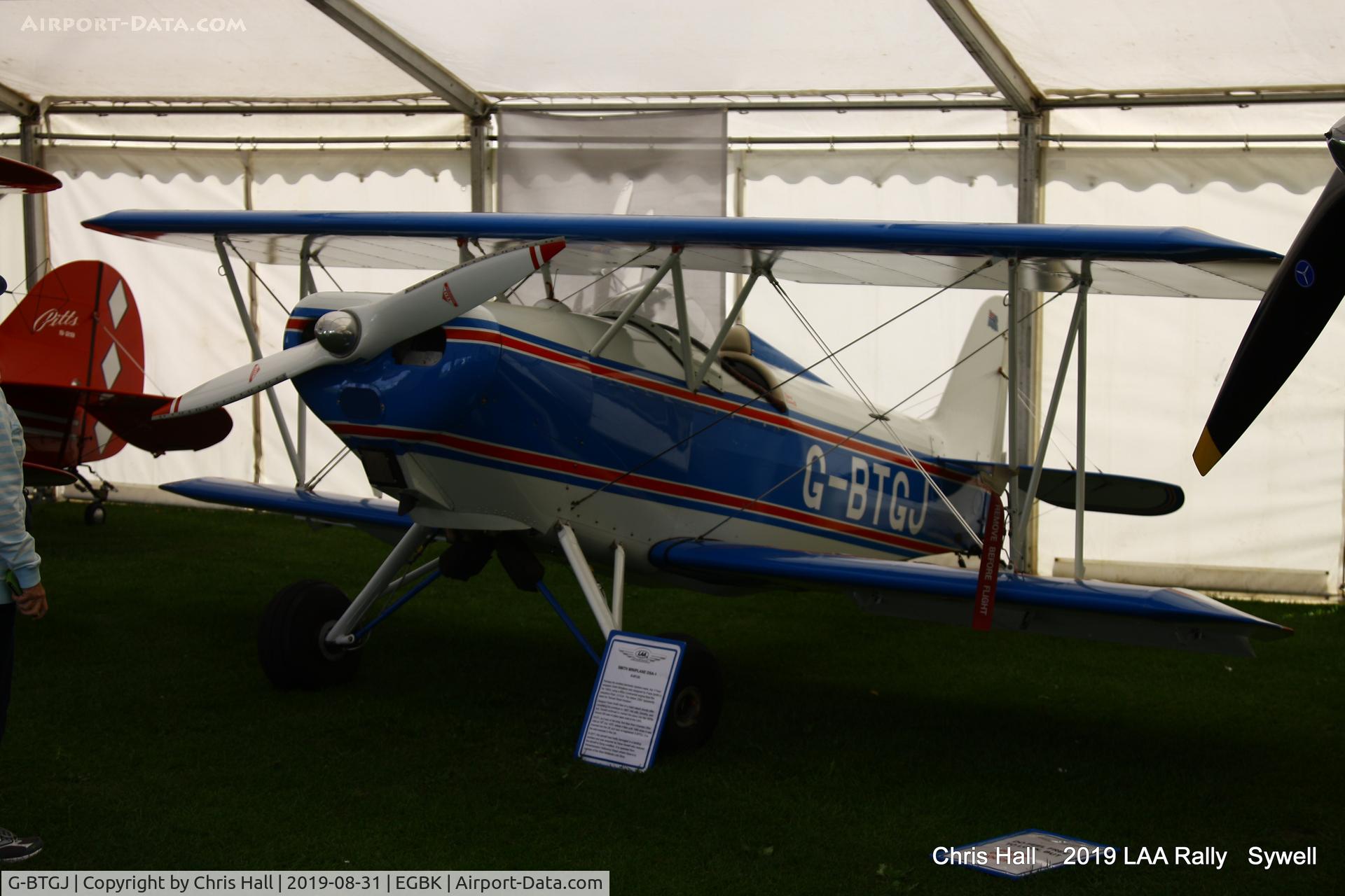 G-BTGJ, 1962 Smith DSA-1 Miniplane C/N NMII, 2019 LAA Rally, Sywell