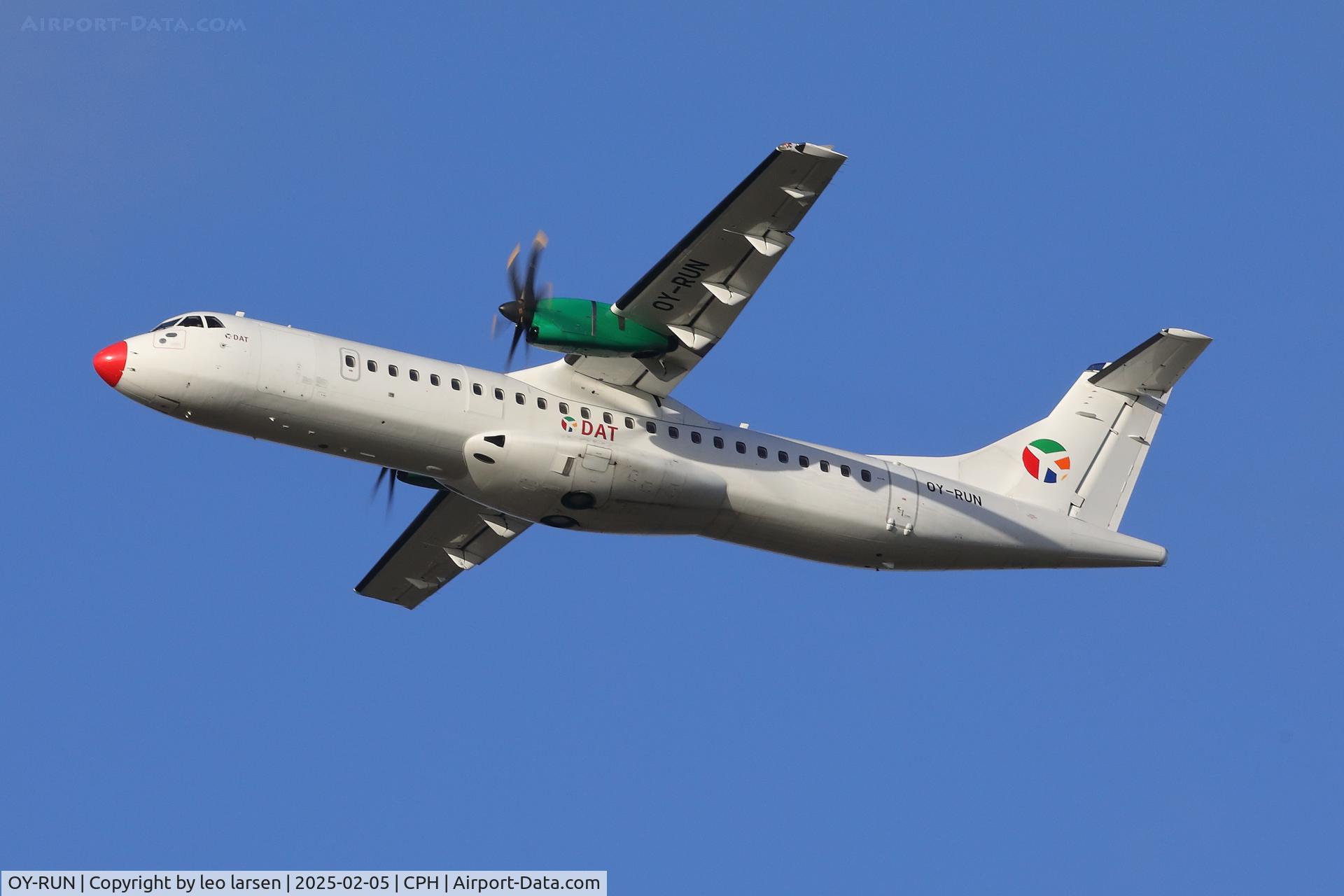 OY-RUN, 2018 ATR 72-600 (72-212A) C/N 1519, Copenhagen 5.2.2025