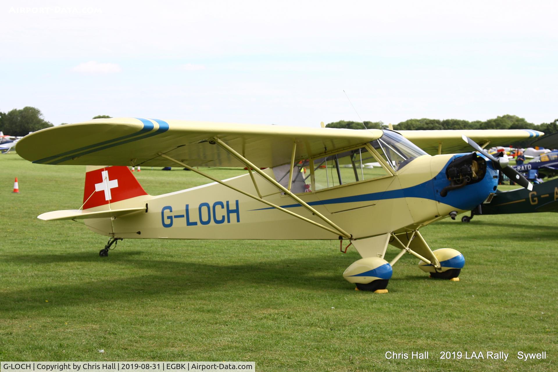 G-LOCH, 1944 Piper L-4J Grasshopper (J3C-65D) C/N 12687, 2019 LAA Rally, Sywell