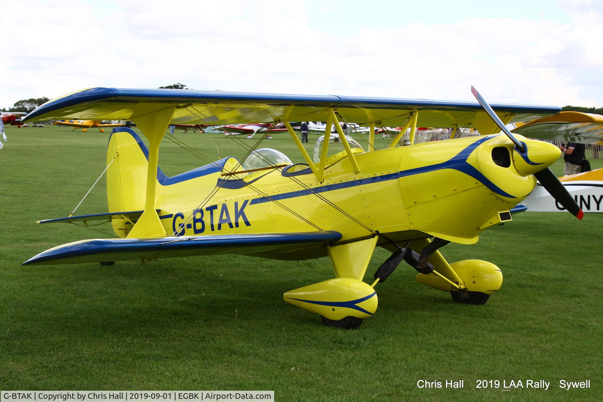 G-BTAK, 1983 EAA Acro Sport II C/N 1468, 2019 LAA Rally, Sywell