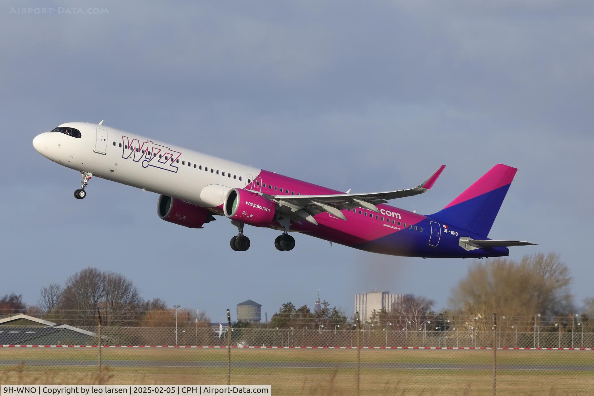 9H-WNO, 2024 Airbus A321-271 NX C/N 11978, Copenhagen 5.2.2025