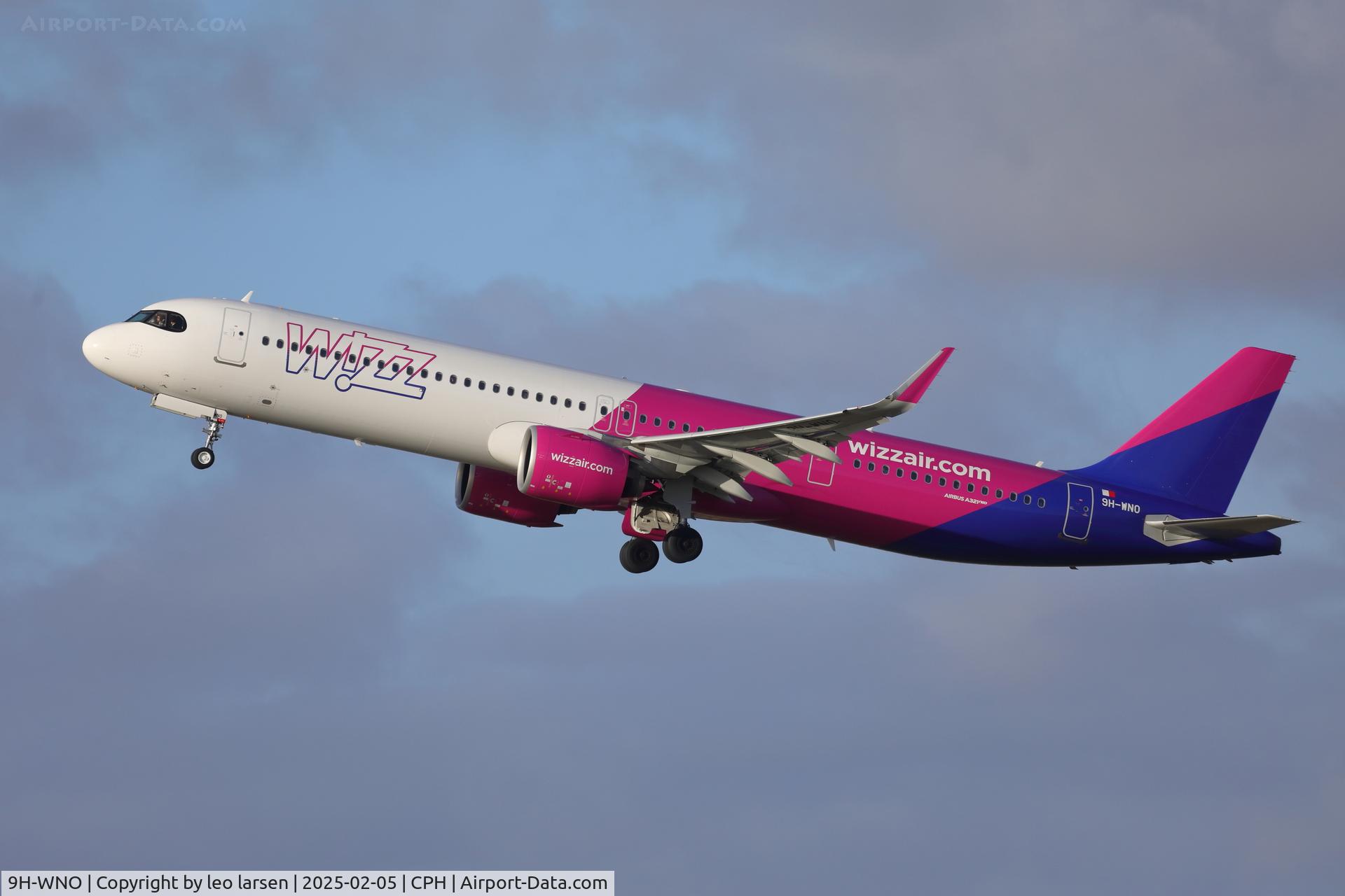 9H-WNO, 2024 Airbus A321-271 NX C/N 11978, Copenhagen 5.2.2025