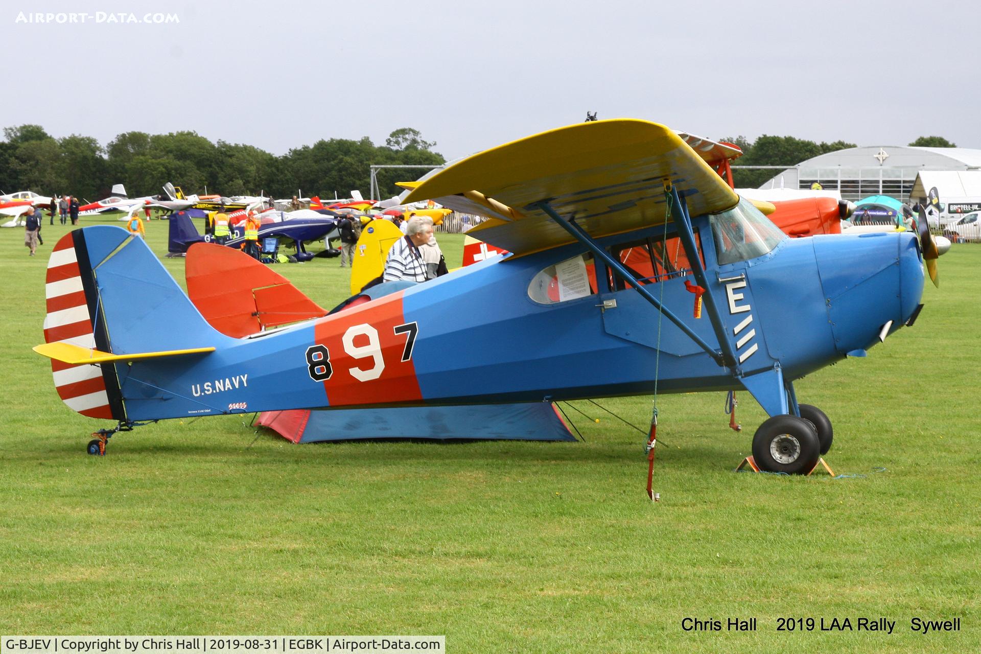 G-BJEV, 1946 Aeronca 11AC Chief C/N 11AC-270, 2019 LAA Rally, Sywell