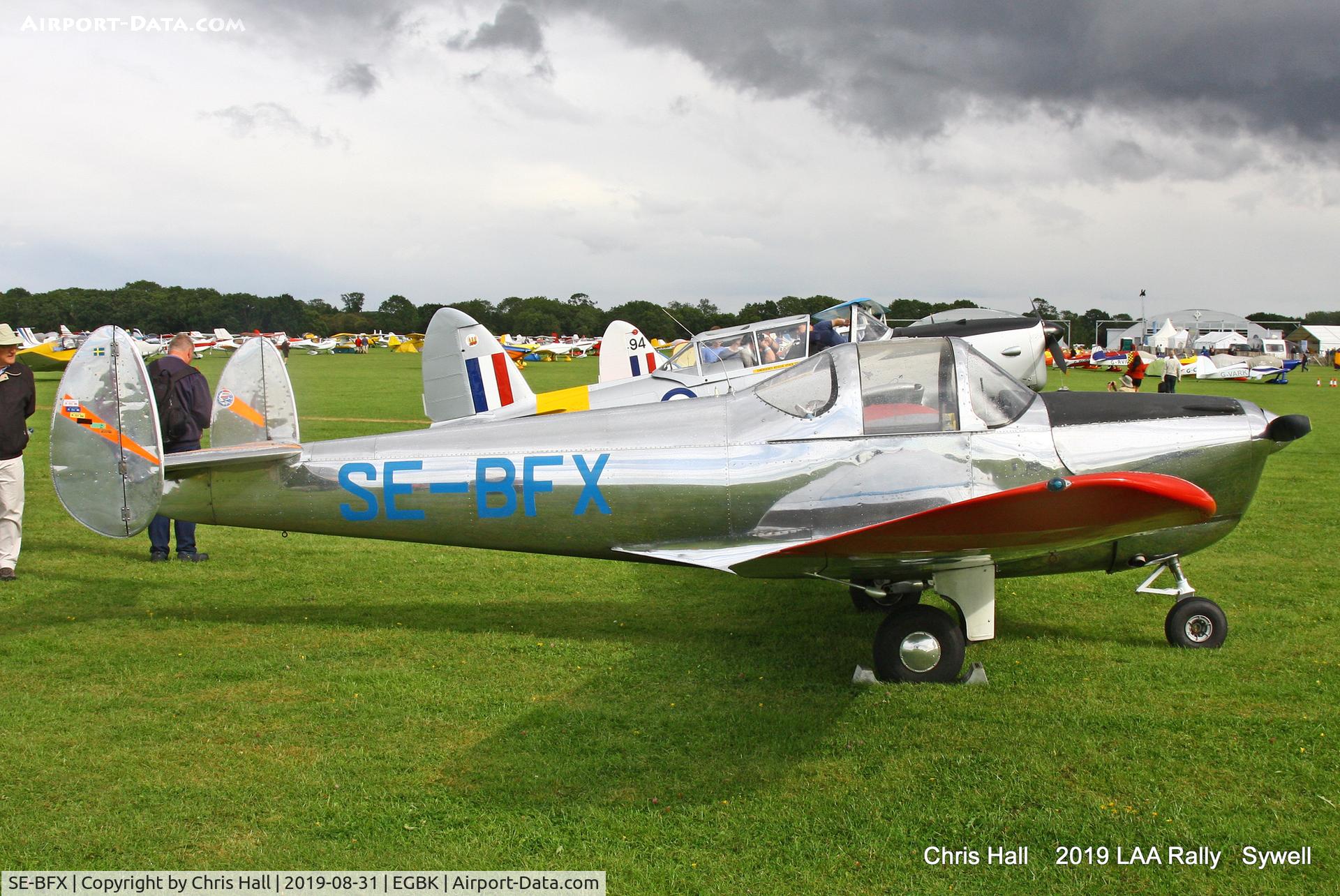 SE-BFX, 1947 Erco 415D Ercoupe C/N 4413, 2019 LAA Rally, Sywell