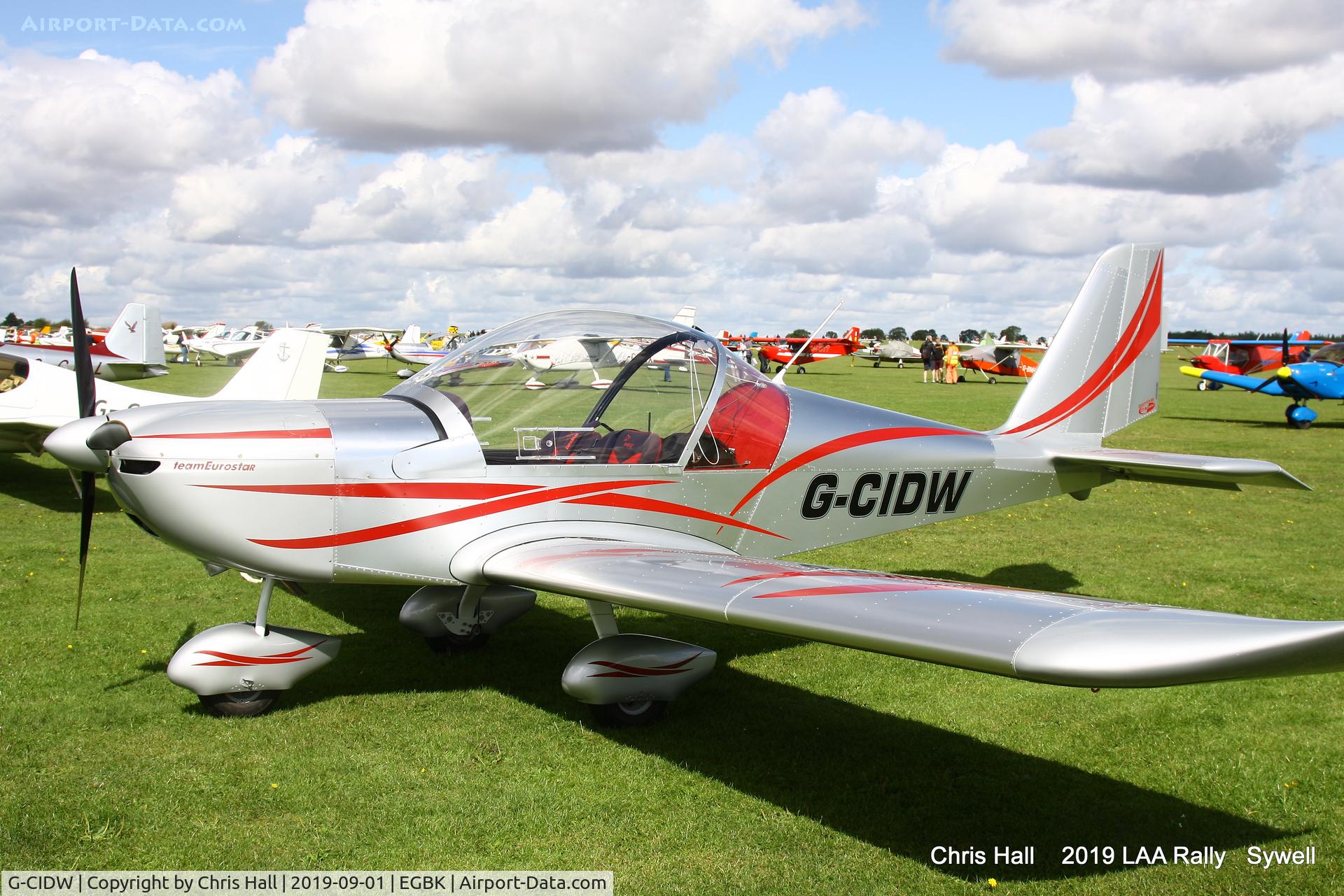 G-CIDW, 2014 Aerotechnik EV-97 Eurostar C/N LAA 315-15227, 2019 LAA Rally, Sywell