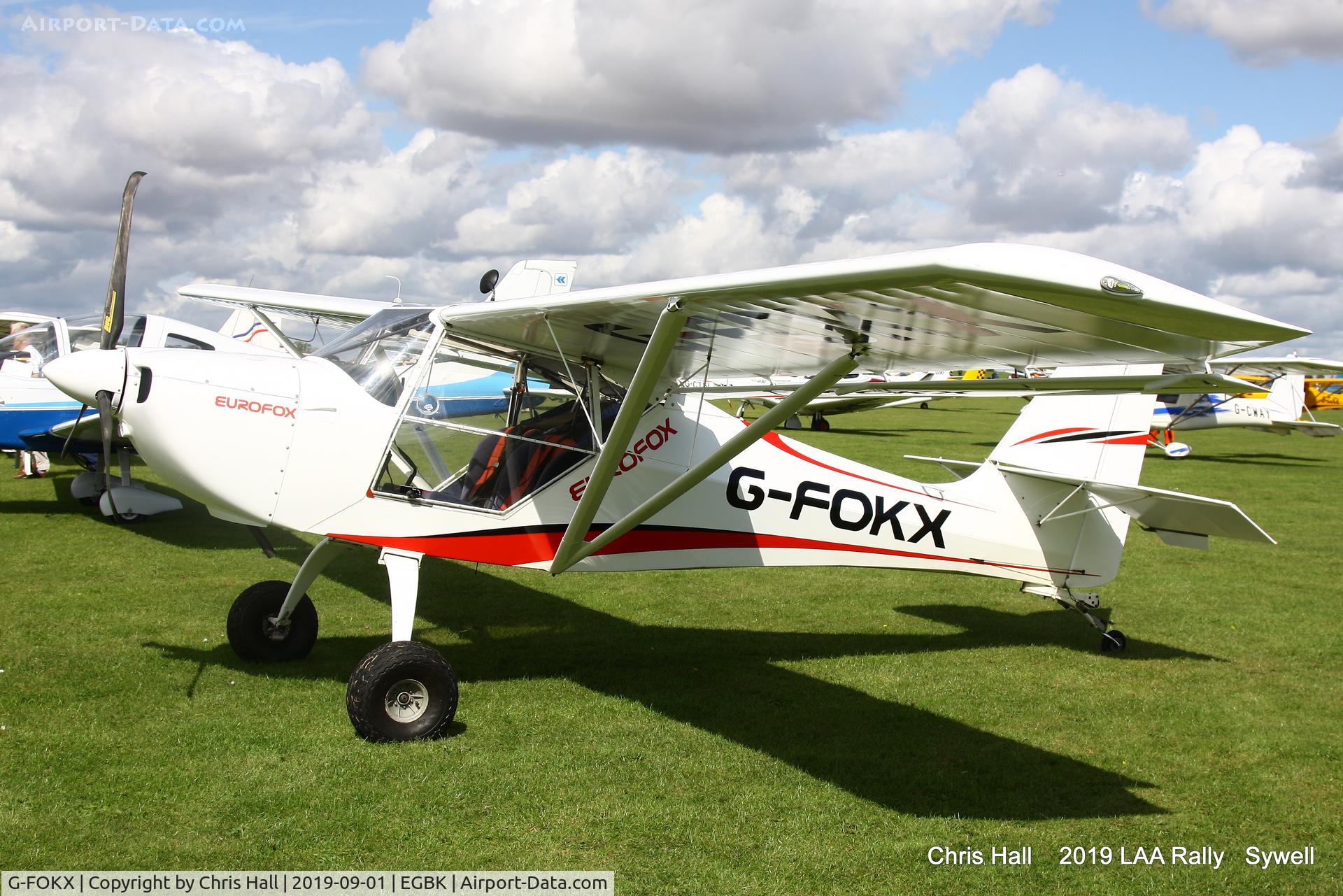 G-FOKX, 2015 Aeropro Eurofox 912(S) C/N LAA 376-15272, 2019 LAA Rally, Sywell