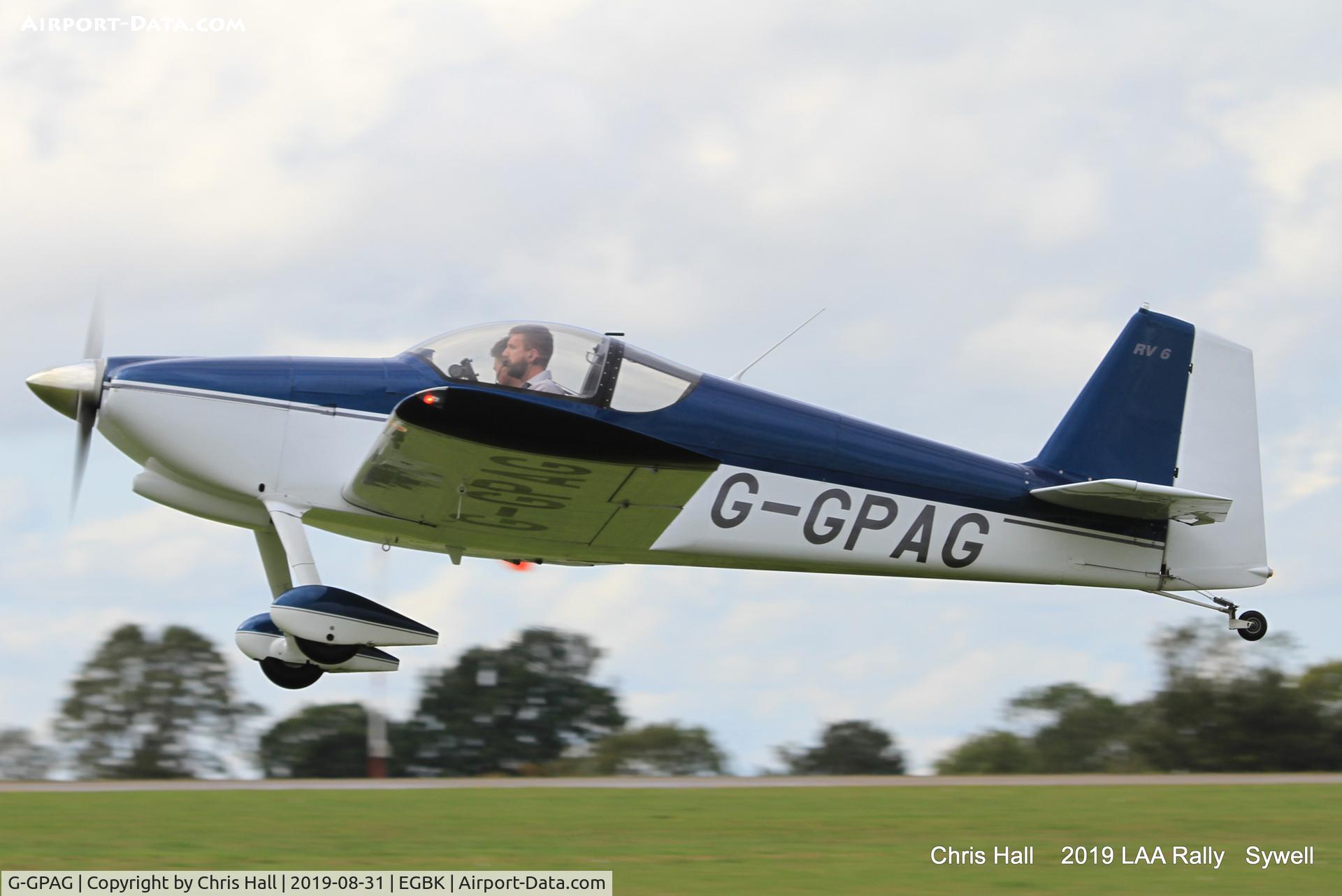 G-GPAG, 2002 Vans RV-6 C/N PFA 181A-13306, 2019 LAA Rally, Sywell