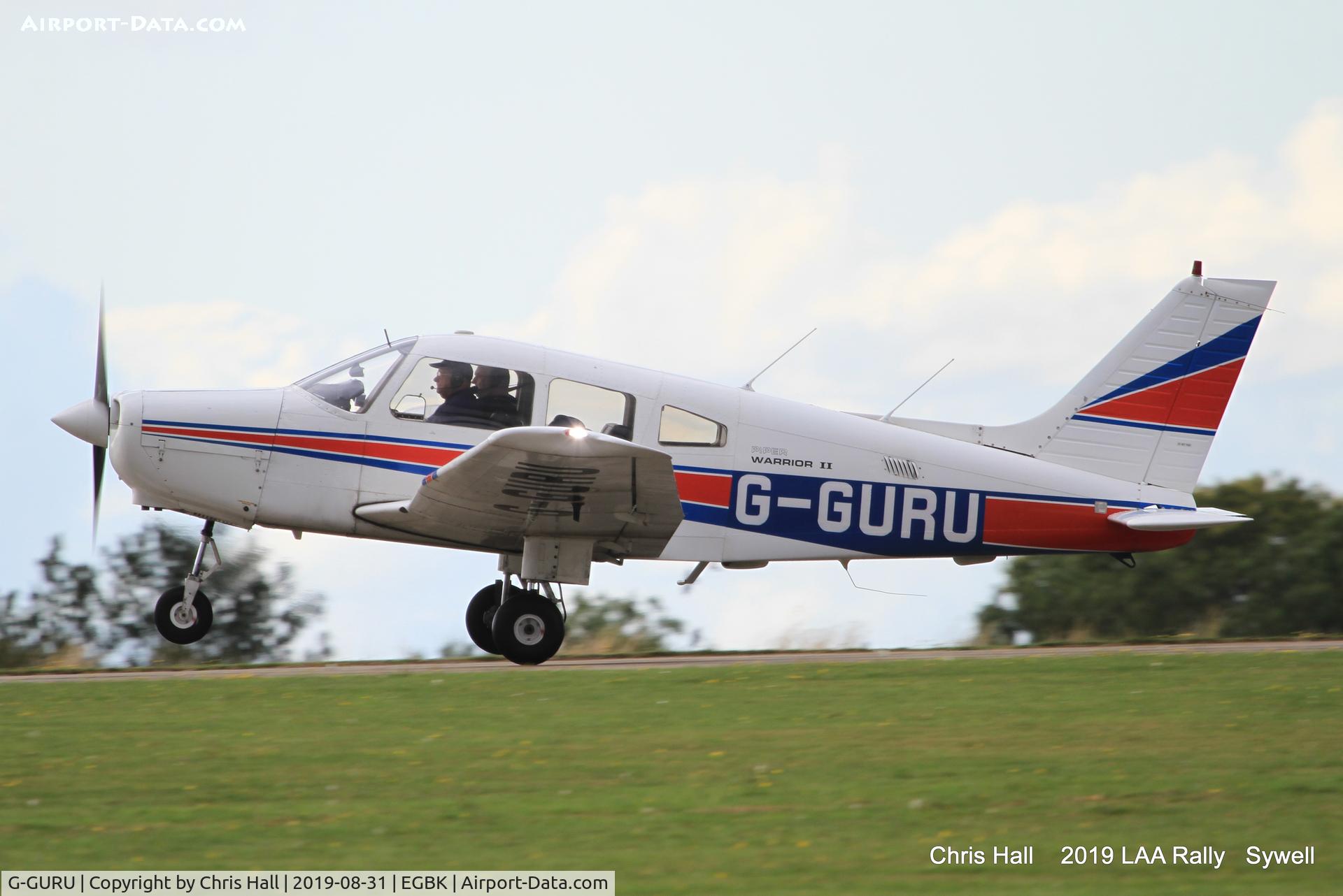 G-GURU, 1983 Piper PA-28-161 Cherokee Warrior II C/N 28-8316018, 2019 LAA Rally, Sywell