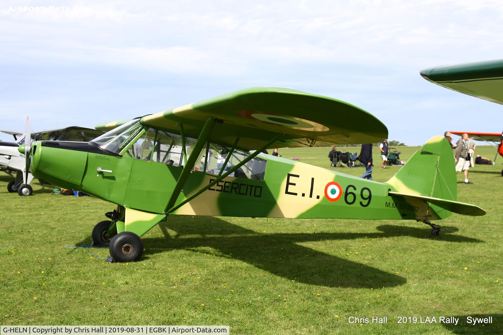 G-HELN, 1958 Piper L-21B Super Cub (PA-18-135) C/N 18-3400, 2019 LAA Rally, Sywell