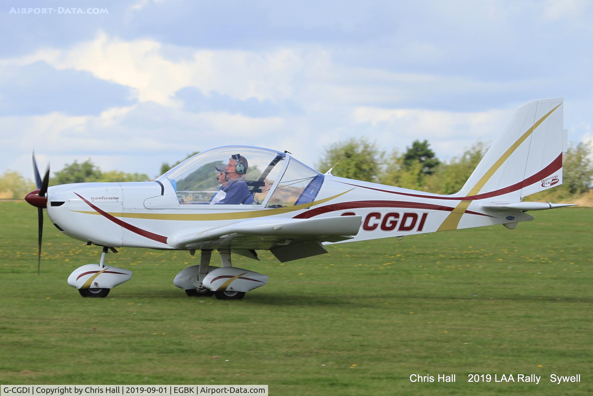 G-CGDI, 2009 Aerotechnik EV-97A Eurostar C/N PFA 315A-14606, 2019 LAA Rally, Sywell