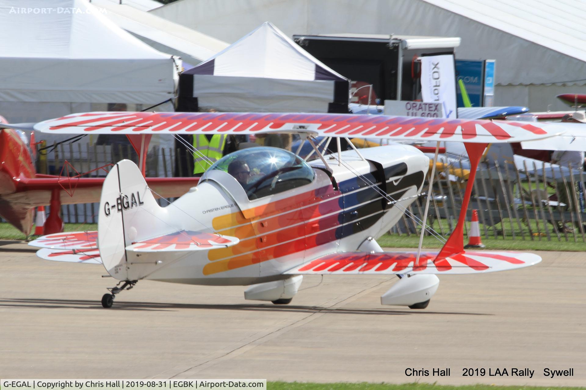 G-EGAL, 1995 Christen Eagle II C/N 0042-86, 2019 LAA Rally, Sywell