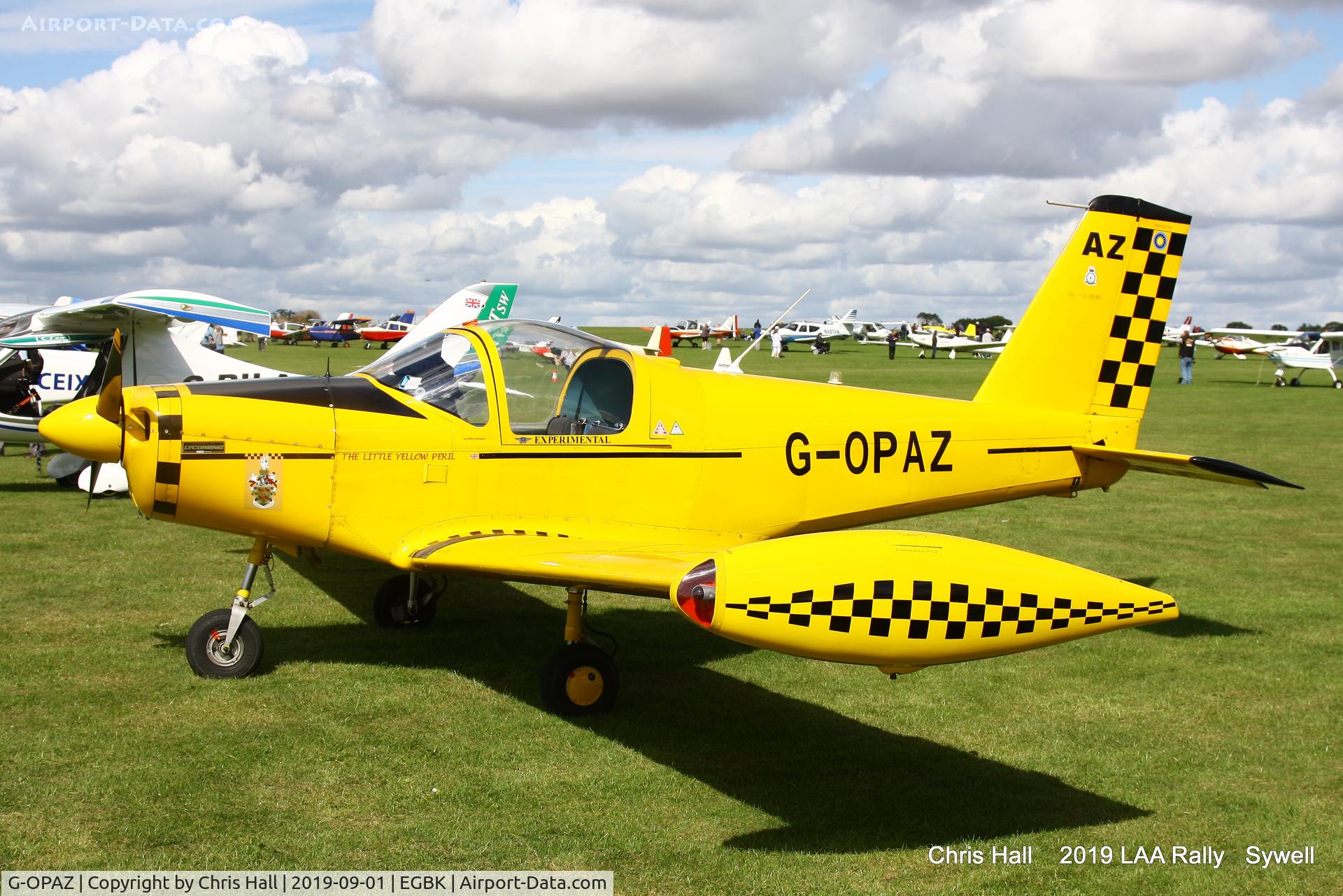 G-OPAZ, 2001 Pazmany PL-2 C/N PFA 069-10673, 2019 LAA Rally, Sywell