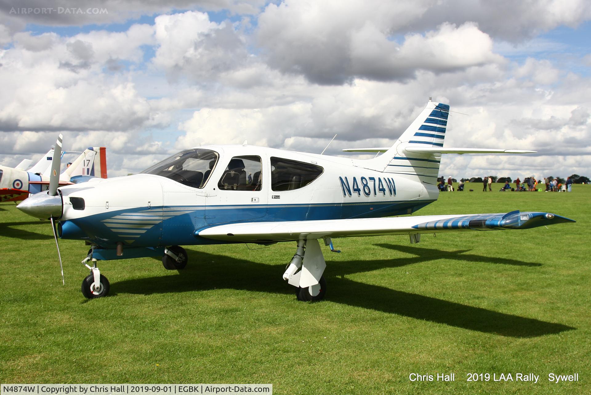 N4874W, 1977 Rockwell International 114 Commander C/N 14204, 2019 LAA Rally, Sywell