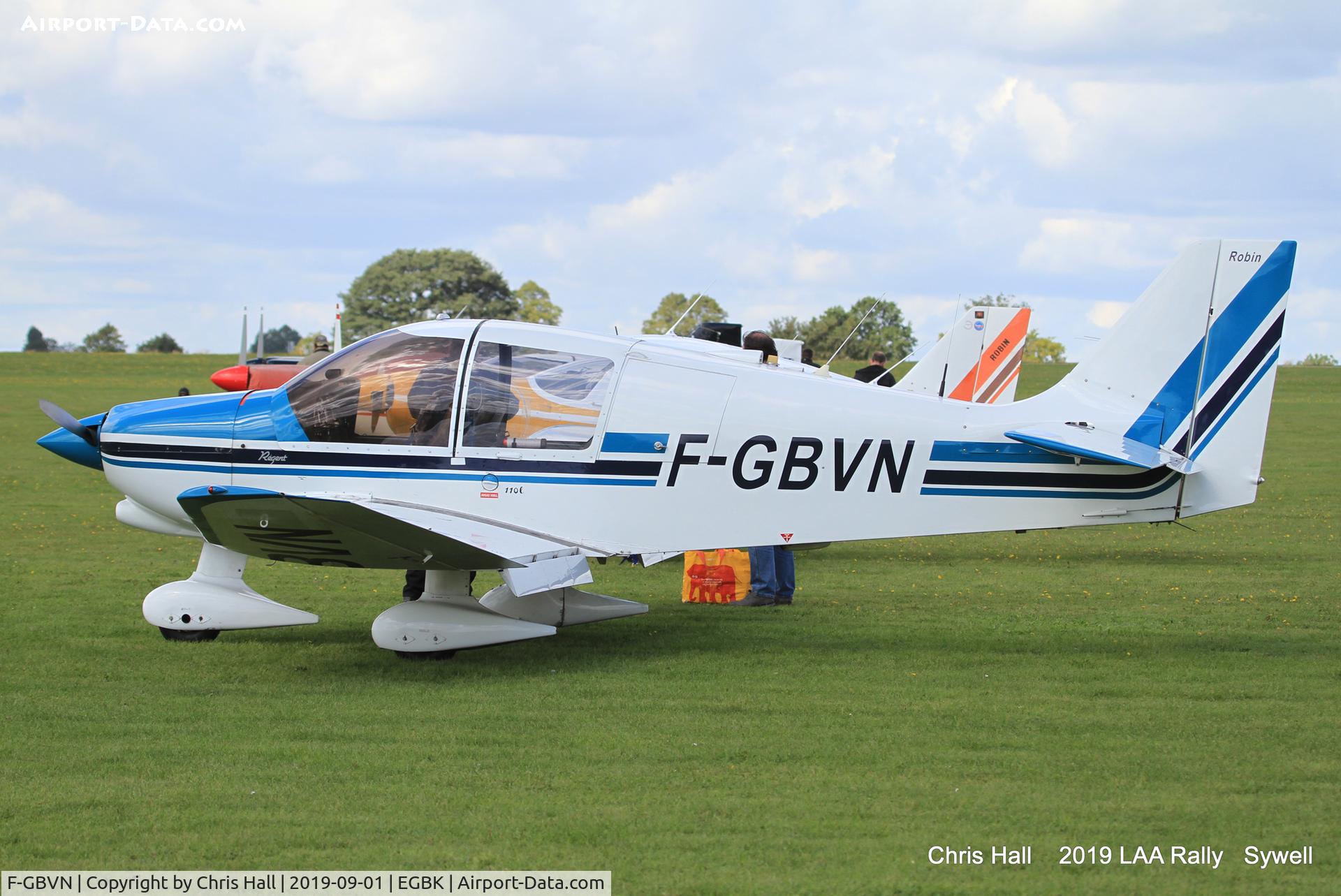 F-GBVN, 1979 Robin DR-400-180 Regent C/N 1408, 2019 LAA Rally, Sywell