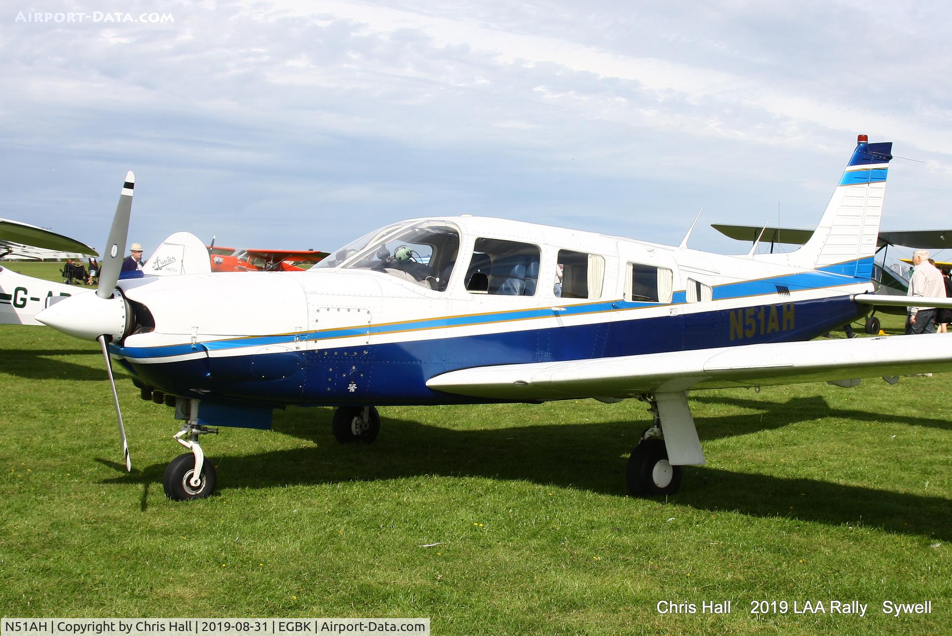 N51AH, 1984 Piper PA-32R-301 C/N 32R-8413017, 2019 LAA Rally, Sywell