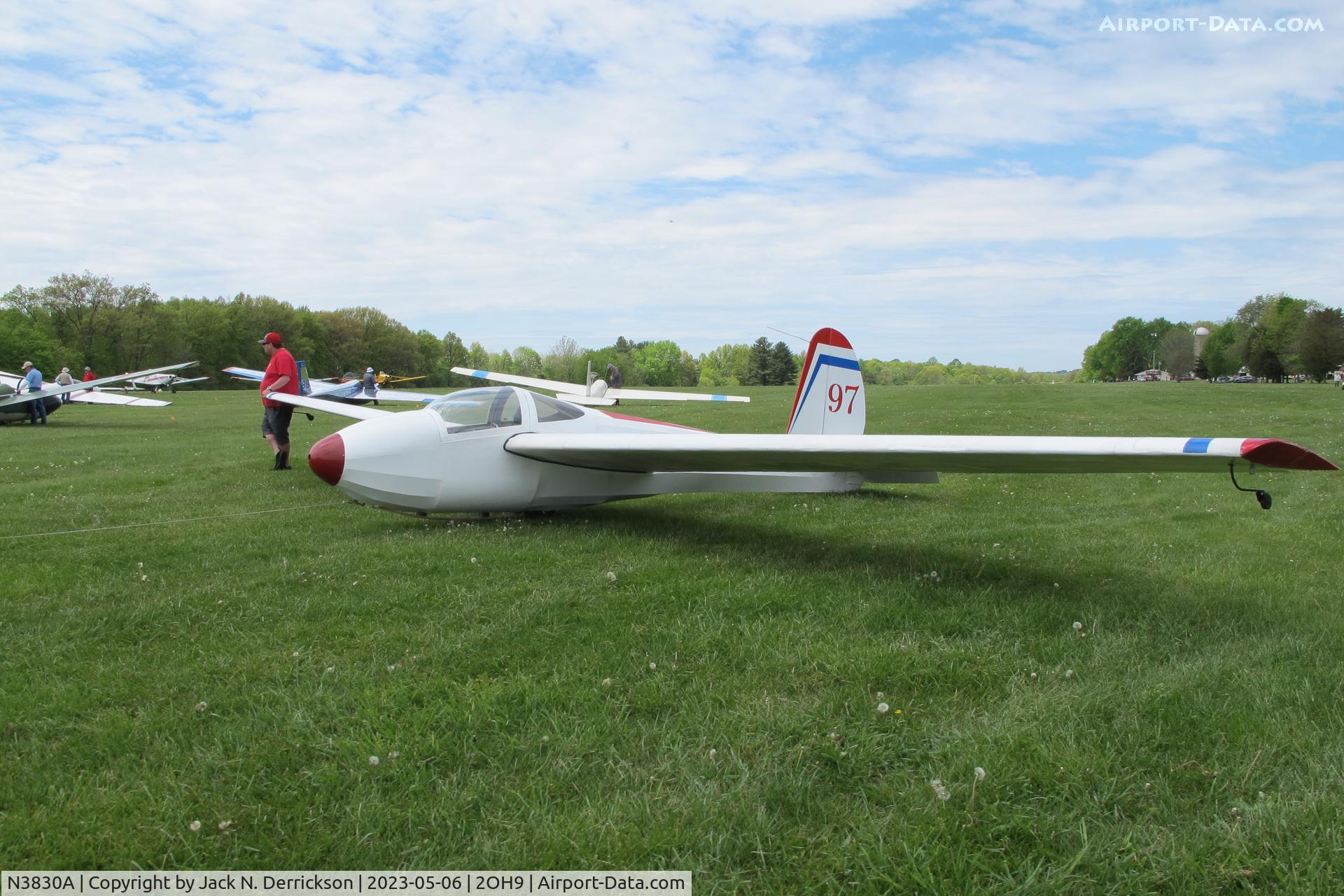 N3830A, 1959 Schweizer SGS 1-26A C/N 97, 2023 SGS 1-26 Nationals