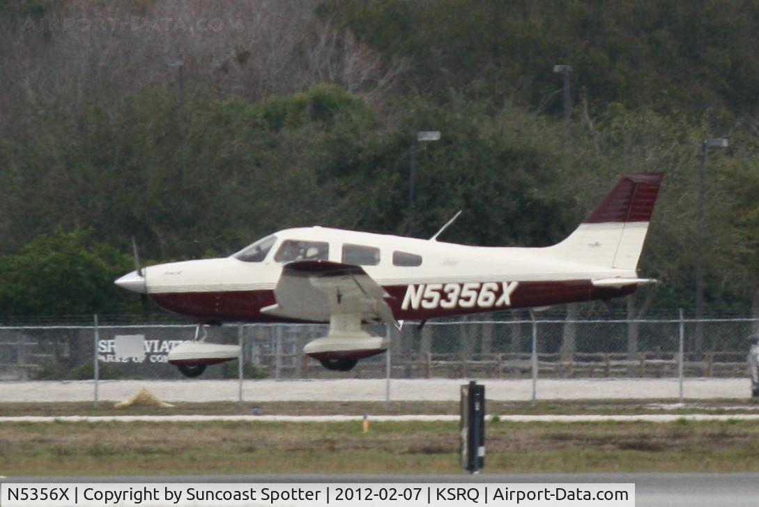N5356X, 2002 Piper PA-28-181 C/N 2843521, N5356X arrives on Runway 32 at Sarasota-Bradenton International Airport