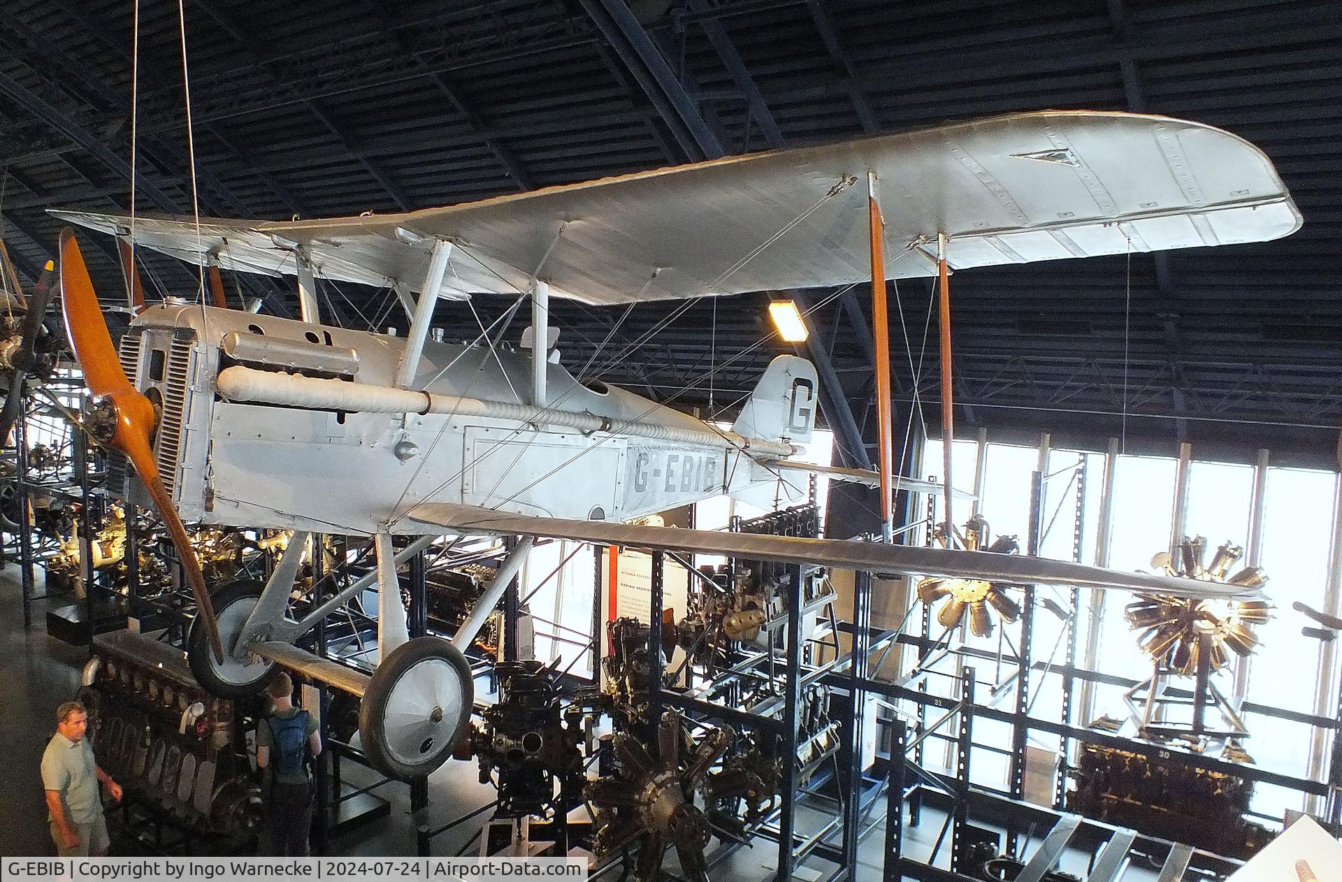 G-EBIB, Royal Aircraft Factory SE-5A C/N 688/2404, Royal Aircraft Factory S.E.5A at the Science Museum, London
