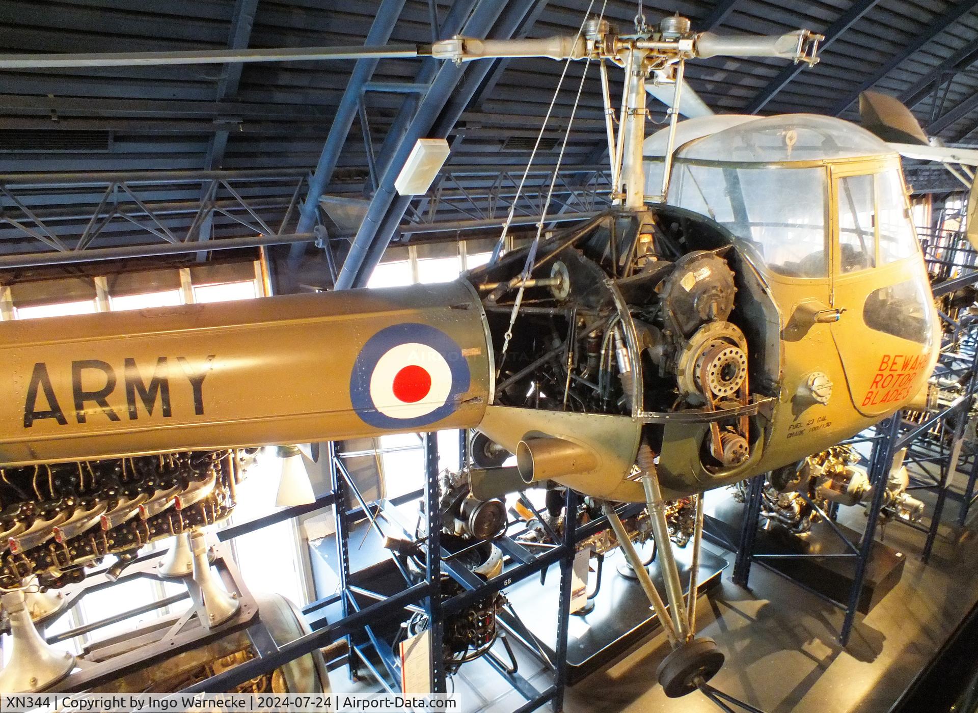 XN344, 1960 Saunders-Roe Skeeter AOP.12 C/N S2/7150, Saunders-Roe Skeeter AOP12 at the Science Museum, London