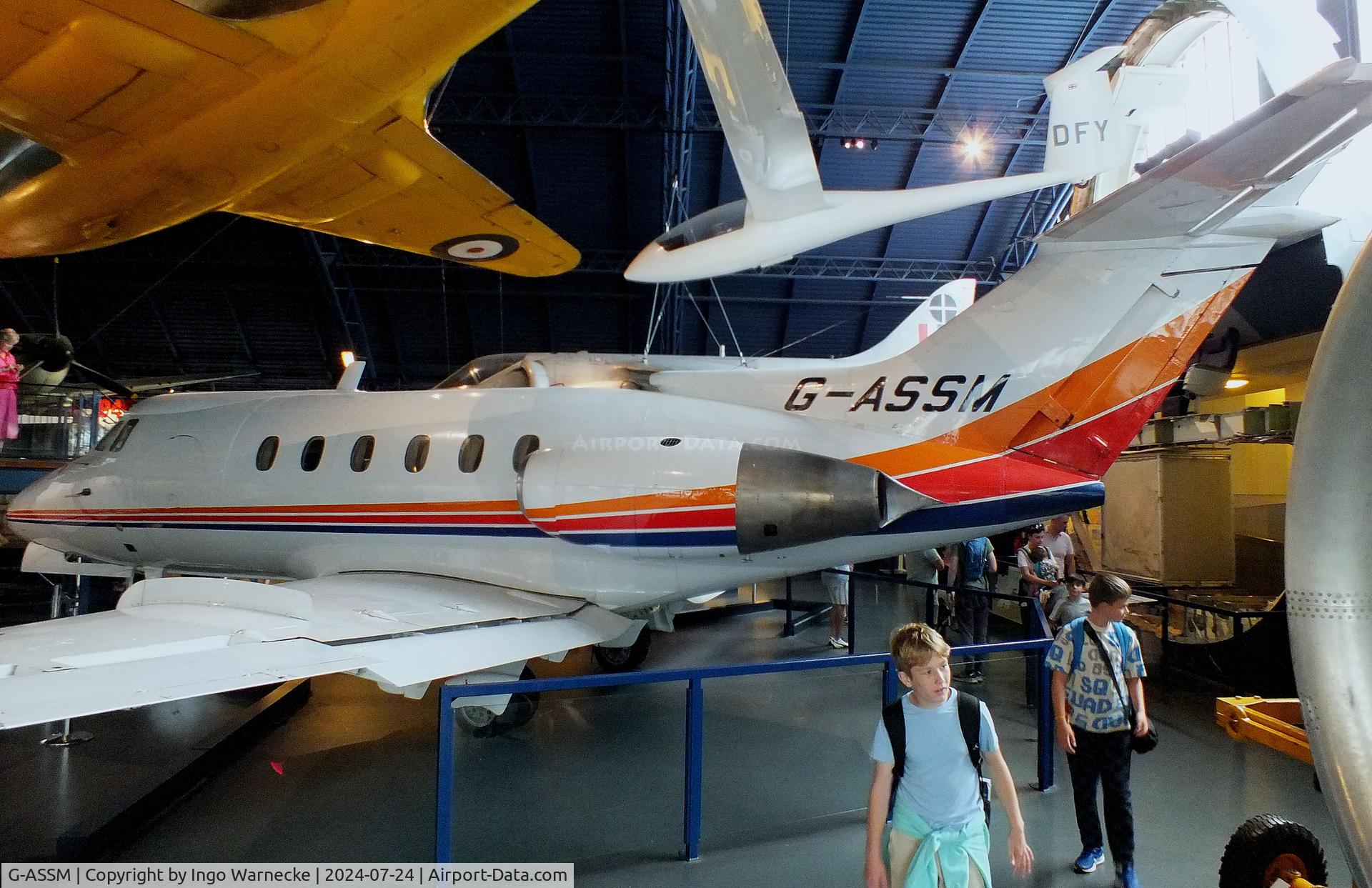 G-ASSM, 1965 Hawker Siddeley HS.125 Series 1 C/N 25010, Hawker Siddeley HS.125 Series 1 at the Science Museum, London