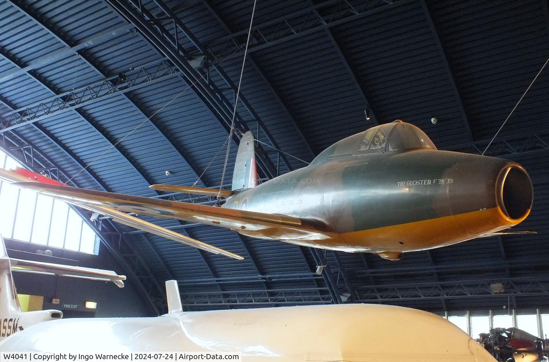 W4041, Gloster E28/39 C/N Not found W4041, Gloster E28/39 at the Science Museum, London