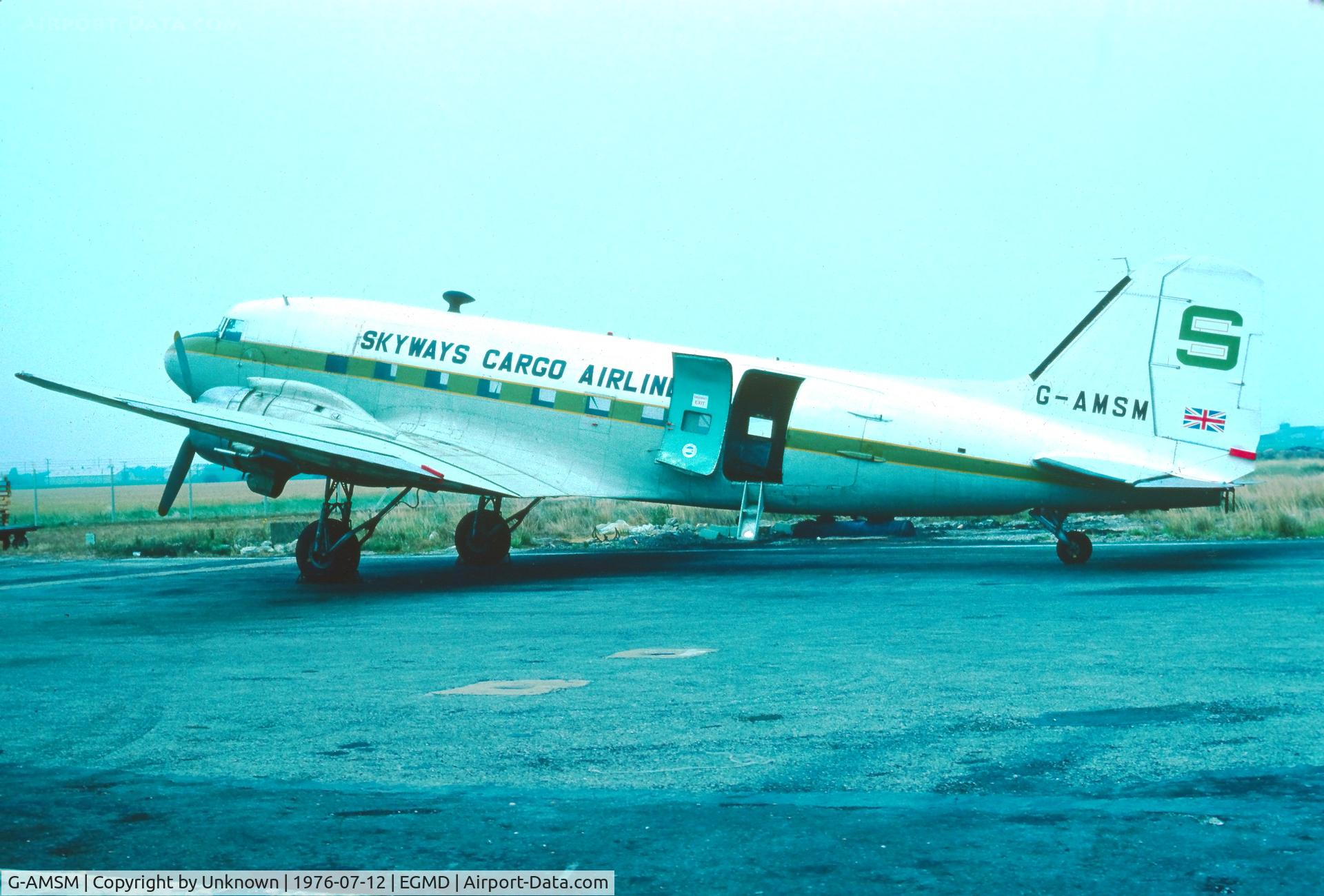 G-AMSM, 1944 Douglas C-47 Dakota 4 C/N 27209, Ashford 12.71976