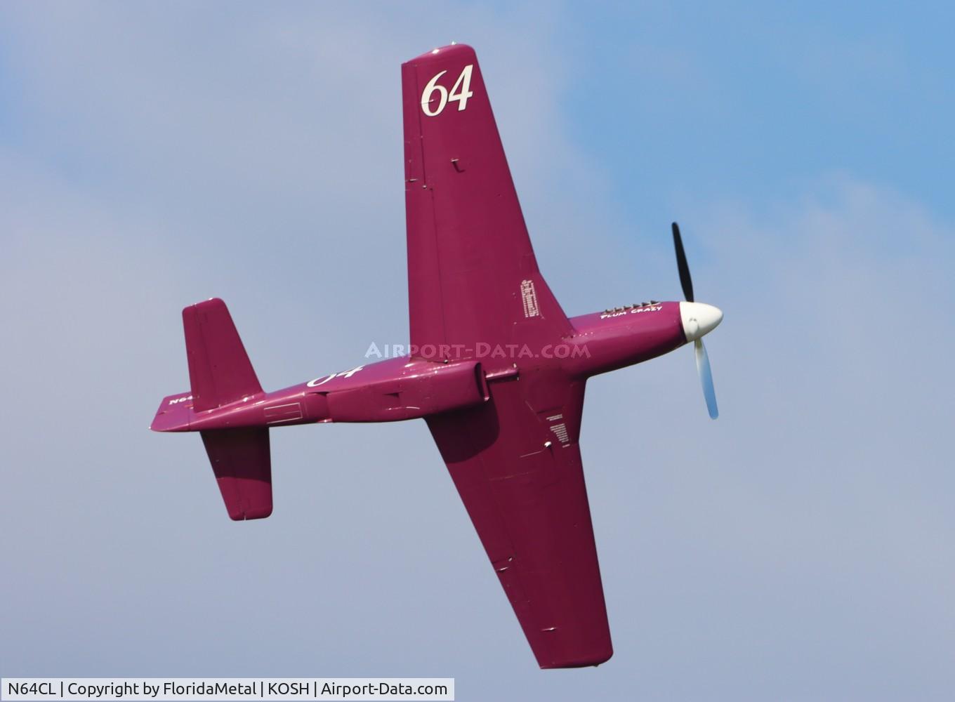N64CL, 1944 North American F-51D Mustang C/N 10216, P-51D Plum Crazy zx 