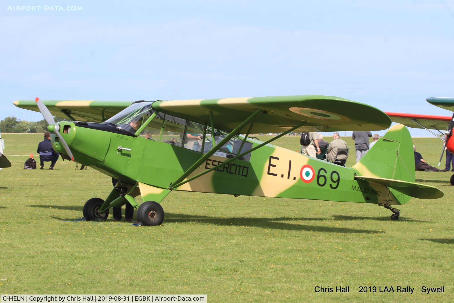 G-HELN, 1958 Piper L-21B Super Cub (PA-18-135) C/N 18-3400, 2019 LAA Rally, Sywell