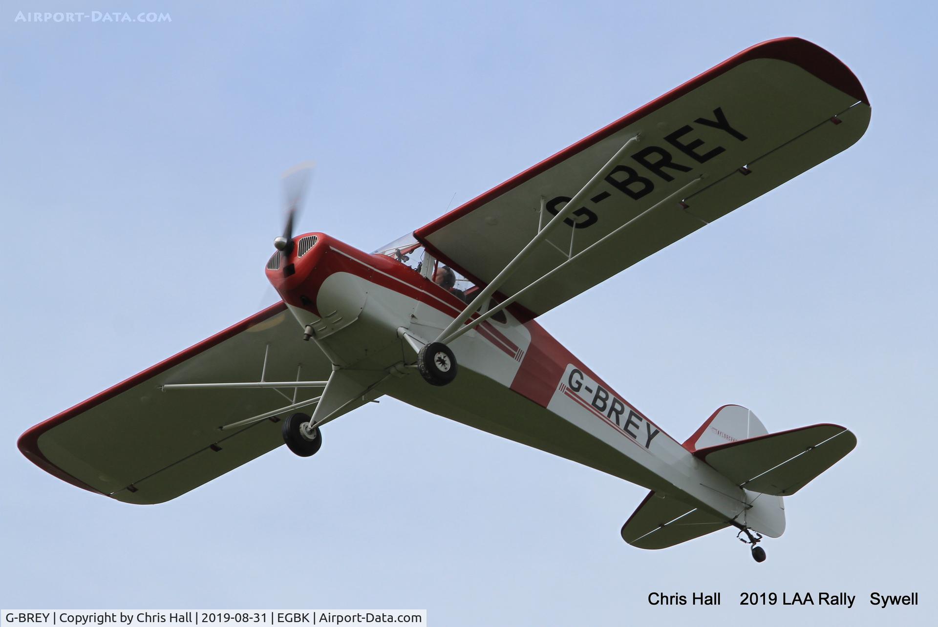 G-BREY, 1946 Taylorcraft BC-12D Twosome C/N 7299, 2019 LAA Rally, Sywell