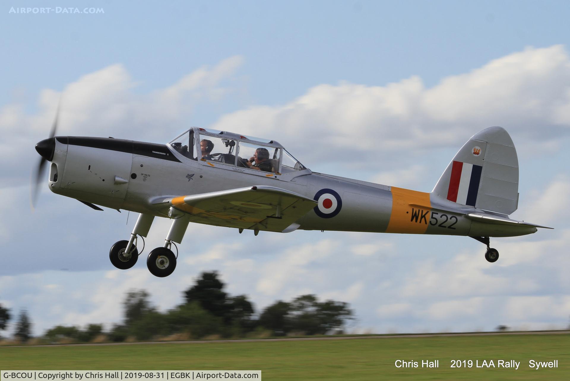 G-BCOU, 1952 De Havilland DHC-1 Chipmunk T.10 C/N C1/0559, 2019 LAA Rally, Sywell