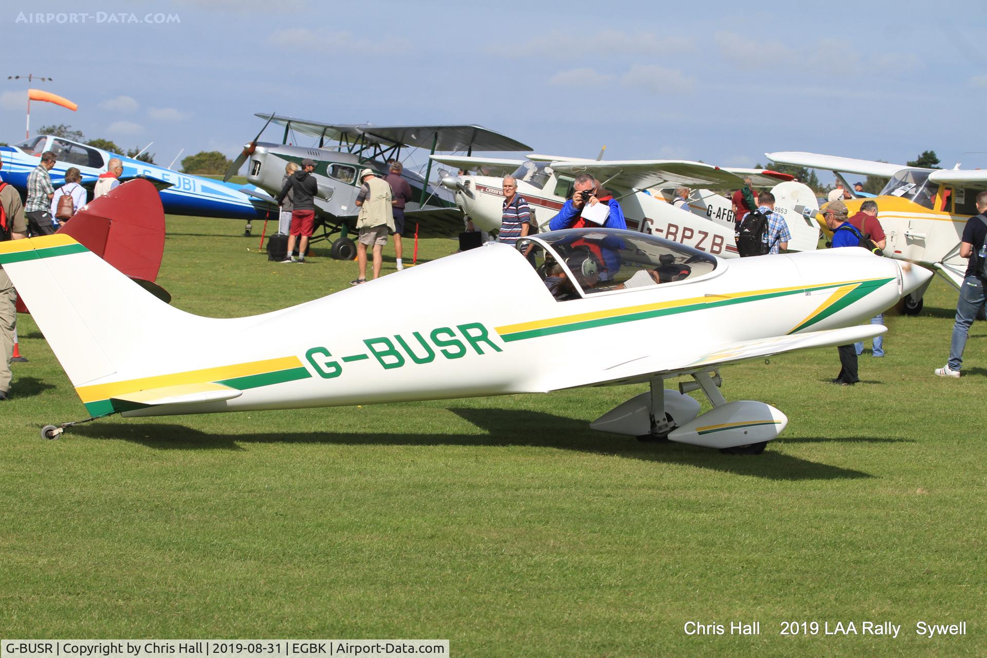 G-BUSR, 1995 Aero Designs Pulsar C/N PFA 202-12356, 2019 LAA Rally, Sywell