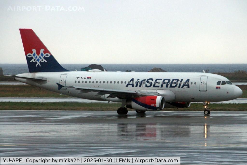 YU-APE, 2007 Airbus A319-132 C/N 3252, Taxiing