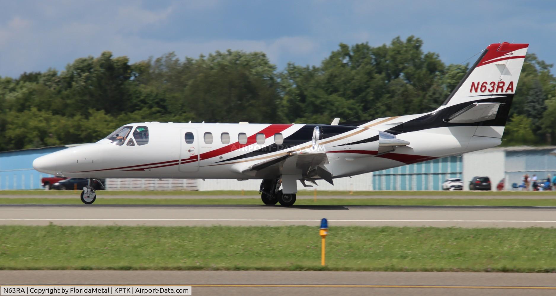N63RA, Cessna 550 Citation Bravo C/N 550-1125, C550 zx teb-ptk