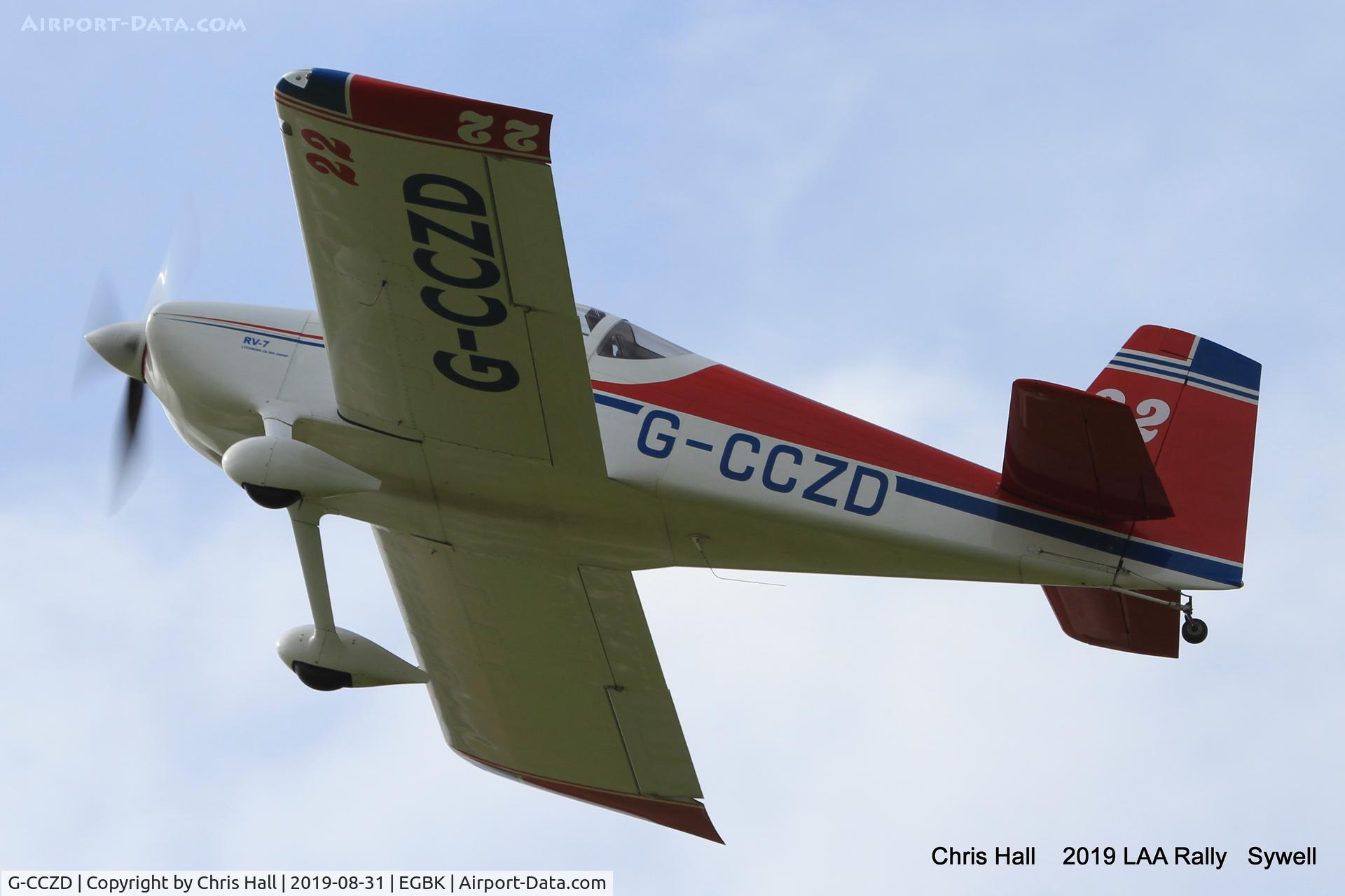 G-CCZD, 2004 Vans RV-7 C/N PFA 323-14087, 2019 LAA Rally, Sywell