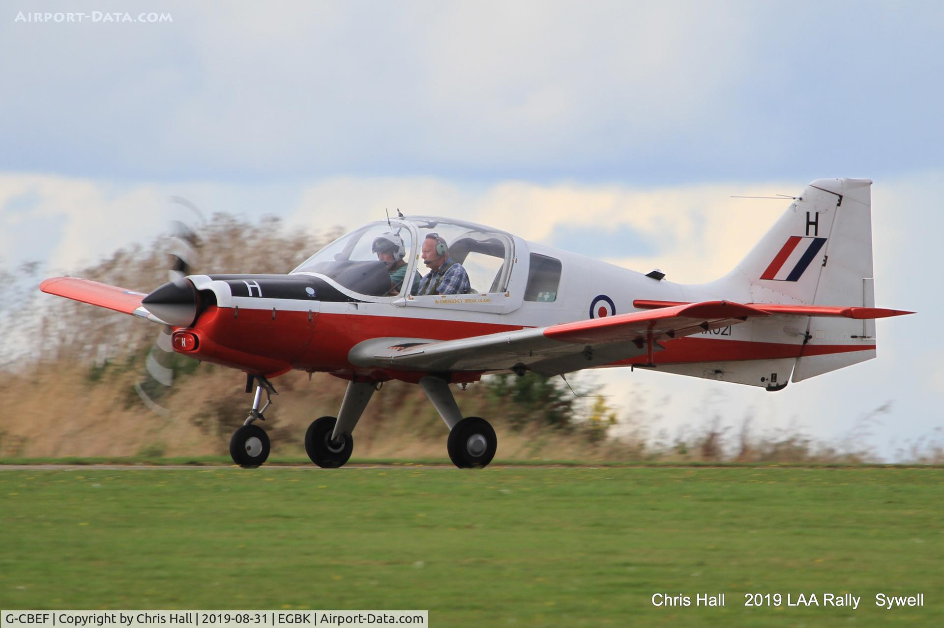 G-CBEF, 1974 Scottish Aviation Bulldog T.1 C/N BH120/286, 2019 LAA Rally, Sywell